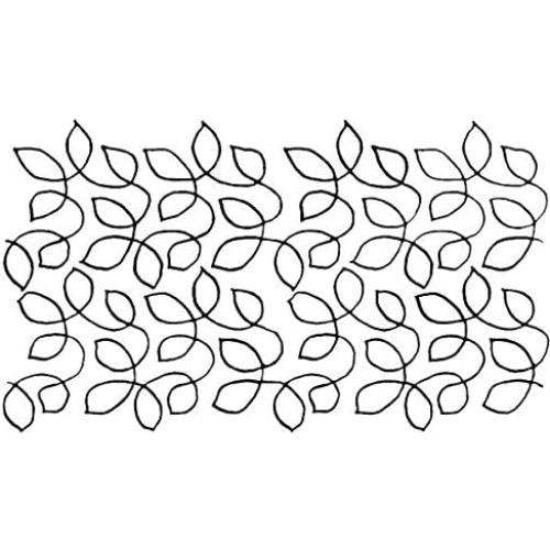 Plantilla de Acolchado Hancy Creations Grandes Hojas 43x28cm