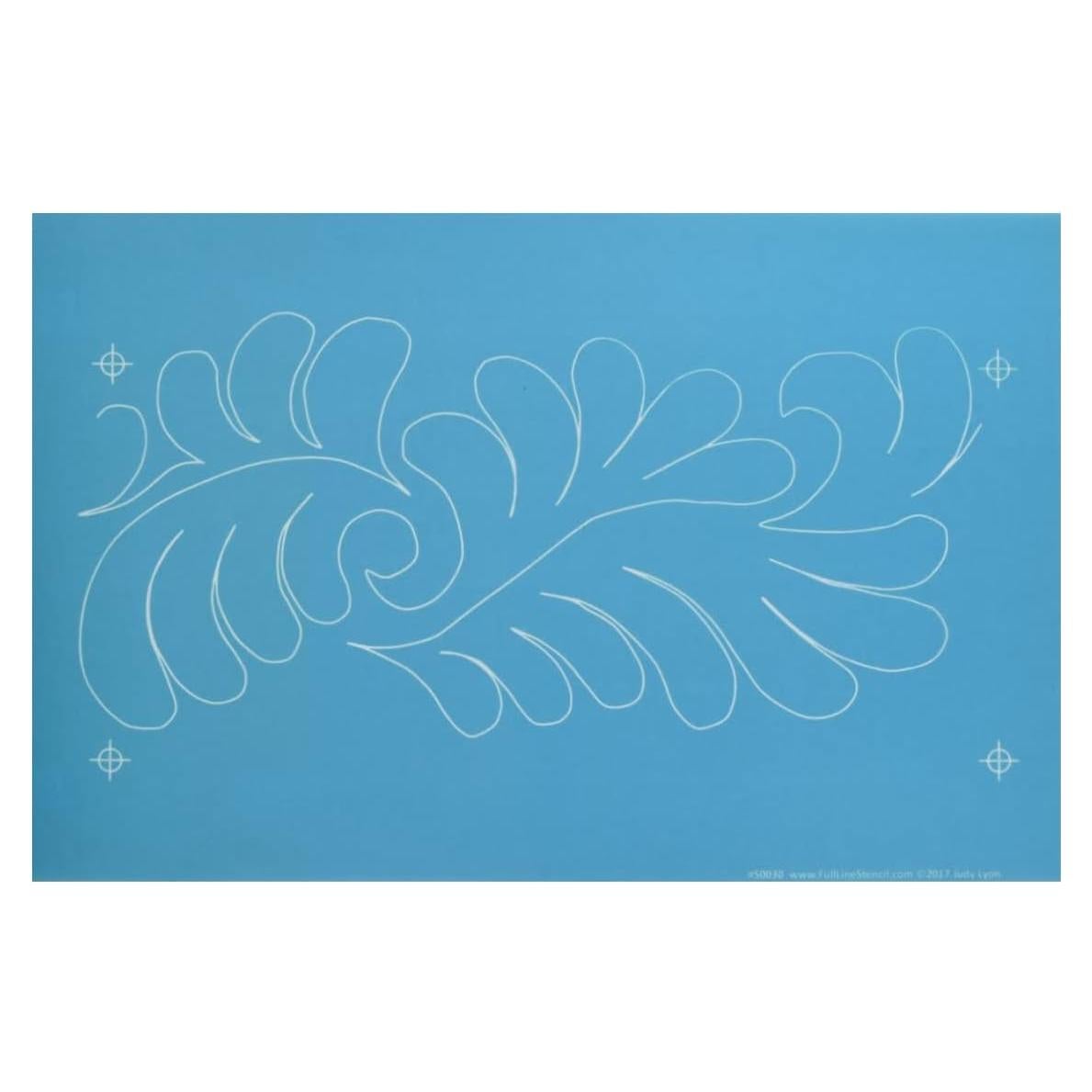 Plantilla de Acolchado Torbellino de Plumas Hancy 31.9x22.5 cm