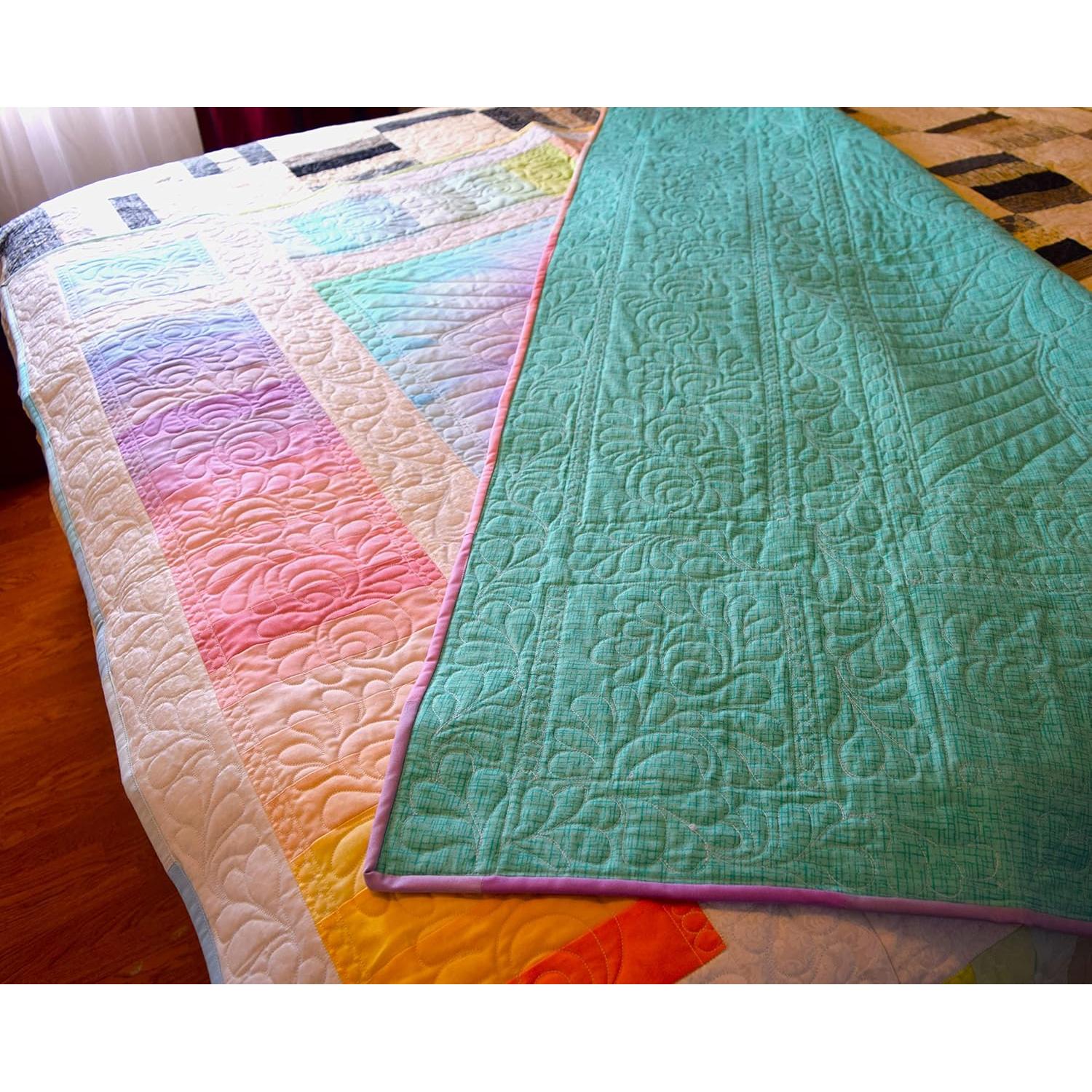 Plantilla de Acolchado Torbellino de Plumas Hancy 31.9x22.5 cm