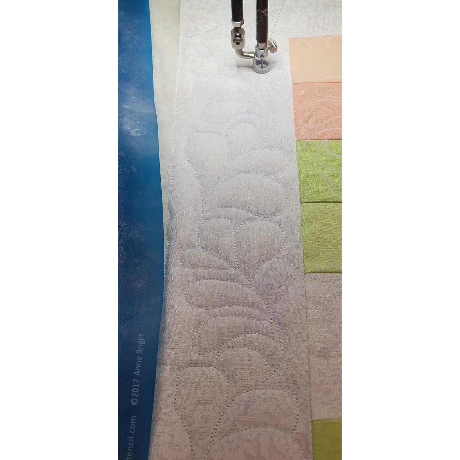 Plantilla de Acolchado Torbellino de Plumas Hancy 31.9x22.5 cm