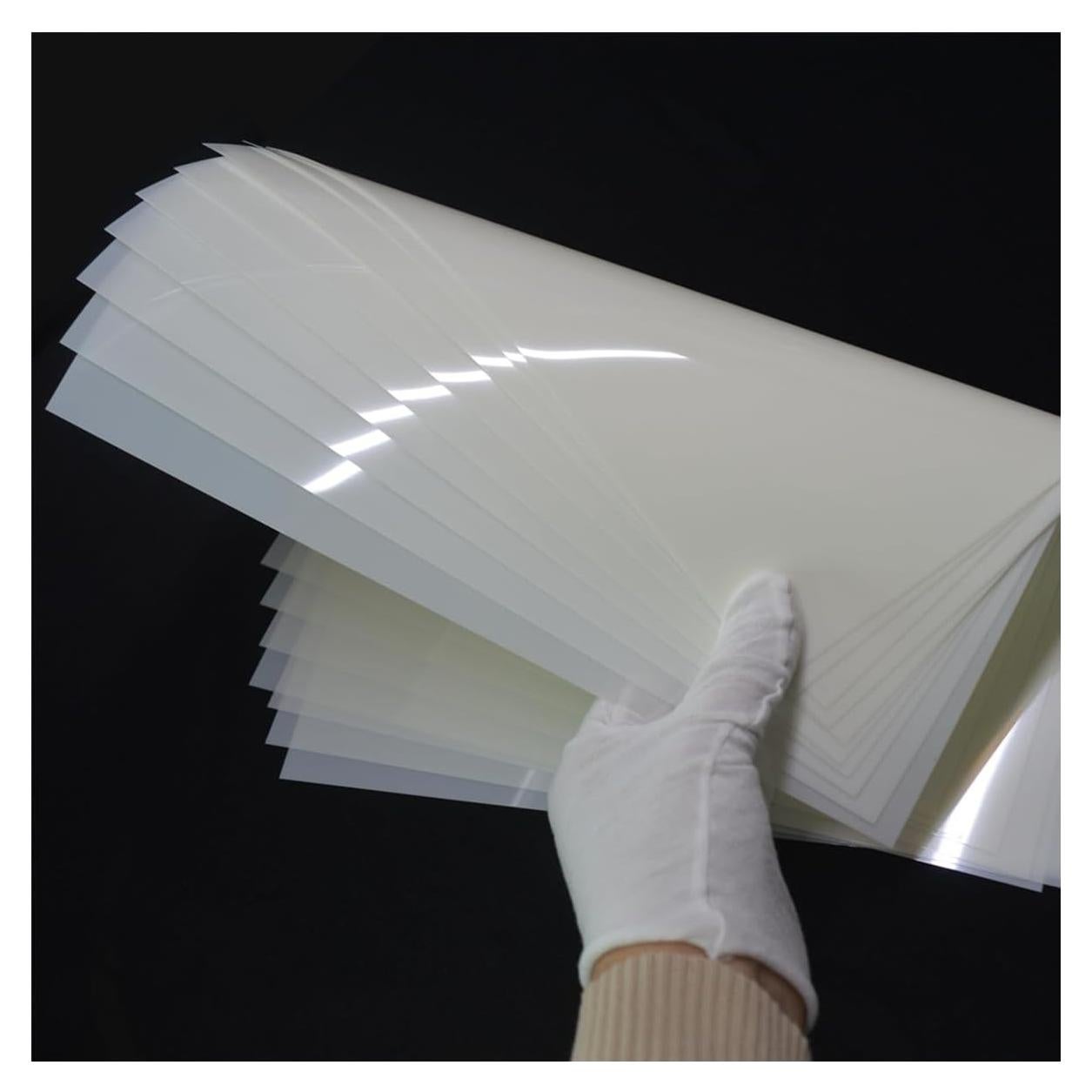 Hoja de Plantilla Mylar Translúcida HOOLOURUM 8 Pzas 30x61cm 10mil