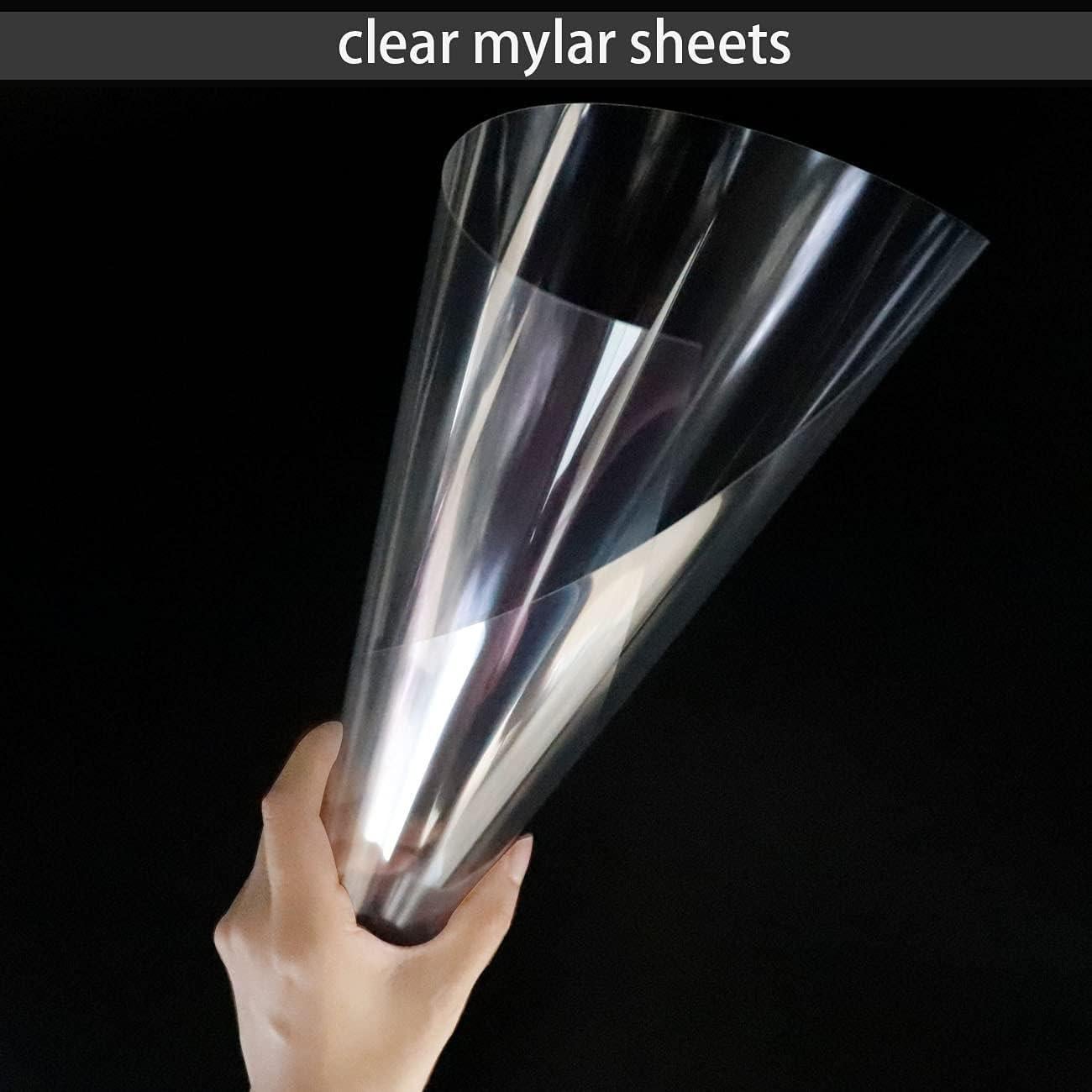 Hojas de Plantilla Mylar Transparente 30.48x30.48cm 24 Pzas