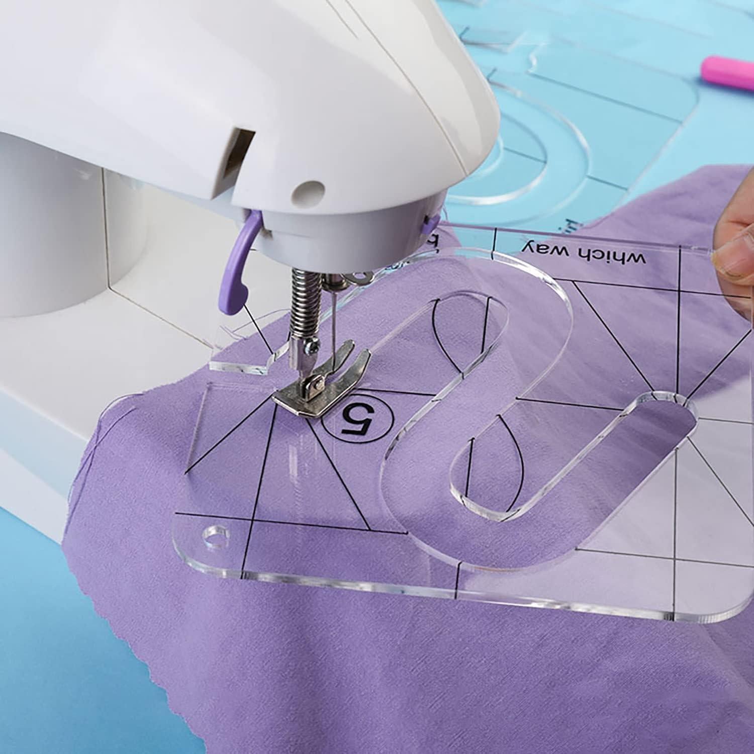 Juego de 16 Piezas para Acolchado Sowiichi - Plantillas y Guantes