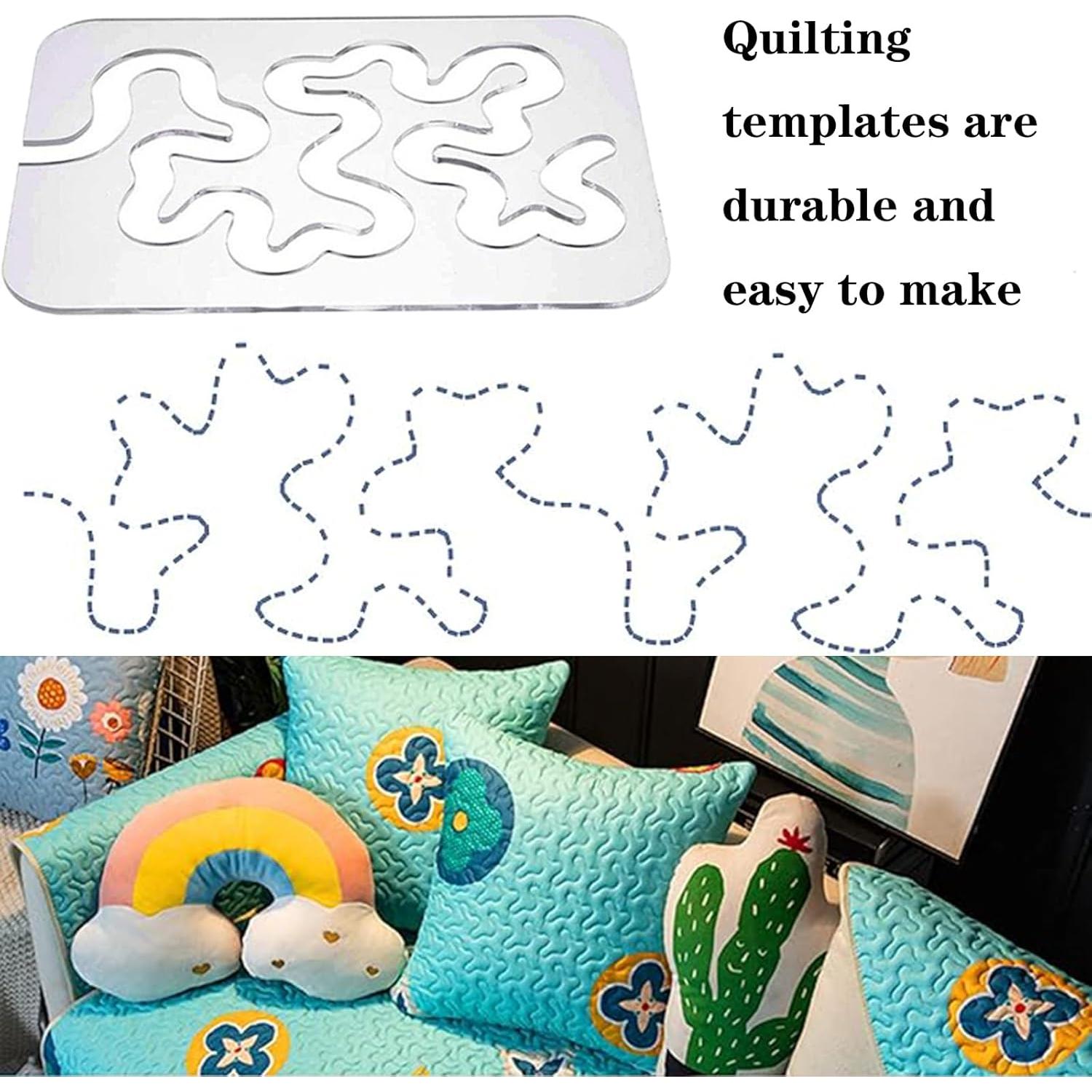 Plantillas de Acolchado a Máquina Henmany - 3 Piezas Acrílico