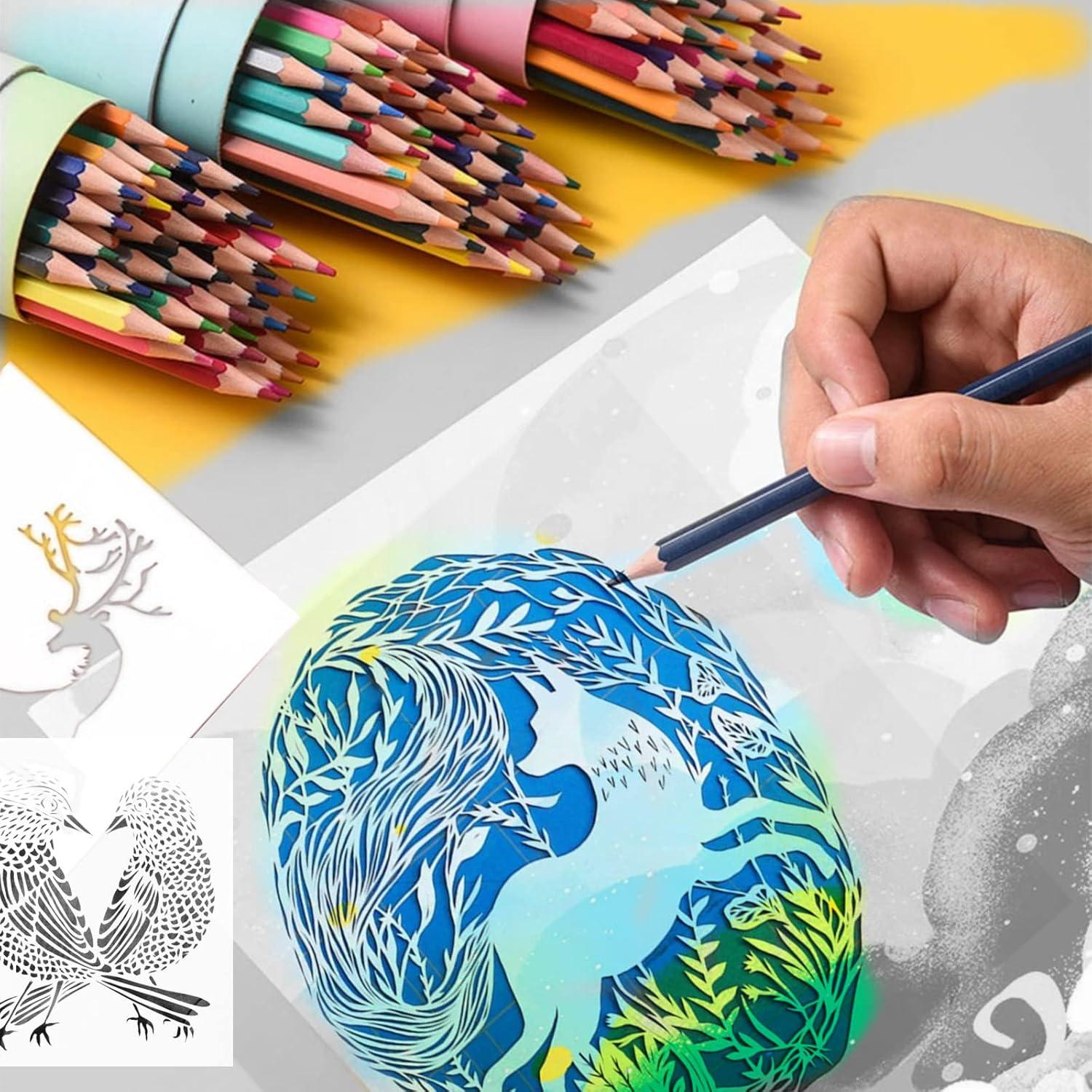 Hojas de Plantilla en Blanco ZHluja 30.48x30.48 cm 12 Unidades