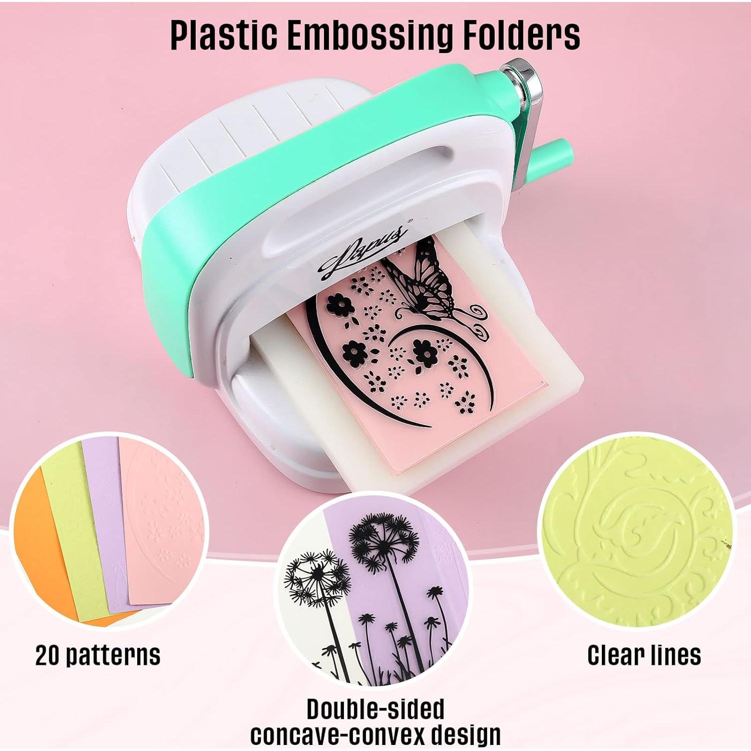 Carpetas de Relieve Mumufy 20 Pcs para Tarjetas DIY Vintage