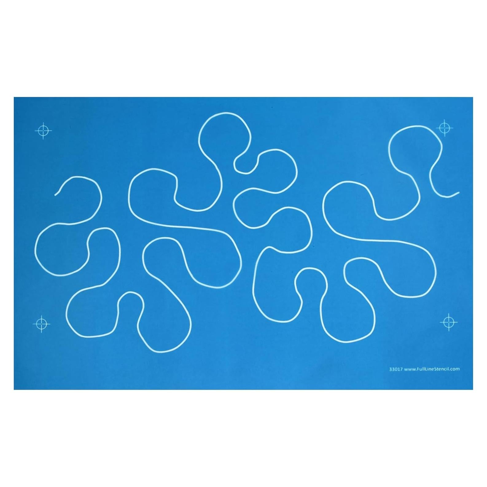 Plantilla de Acolchado Hancy Creations 43x28 cm Gran Meandro