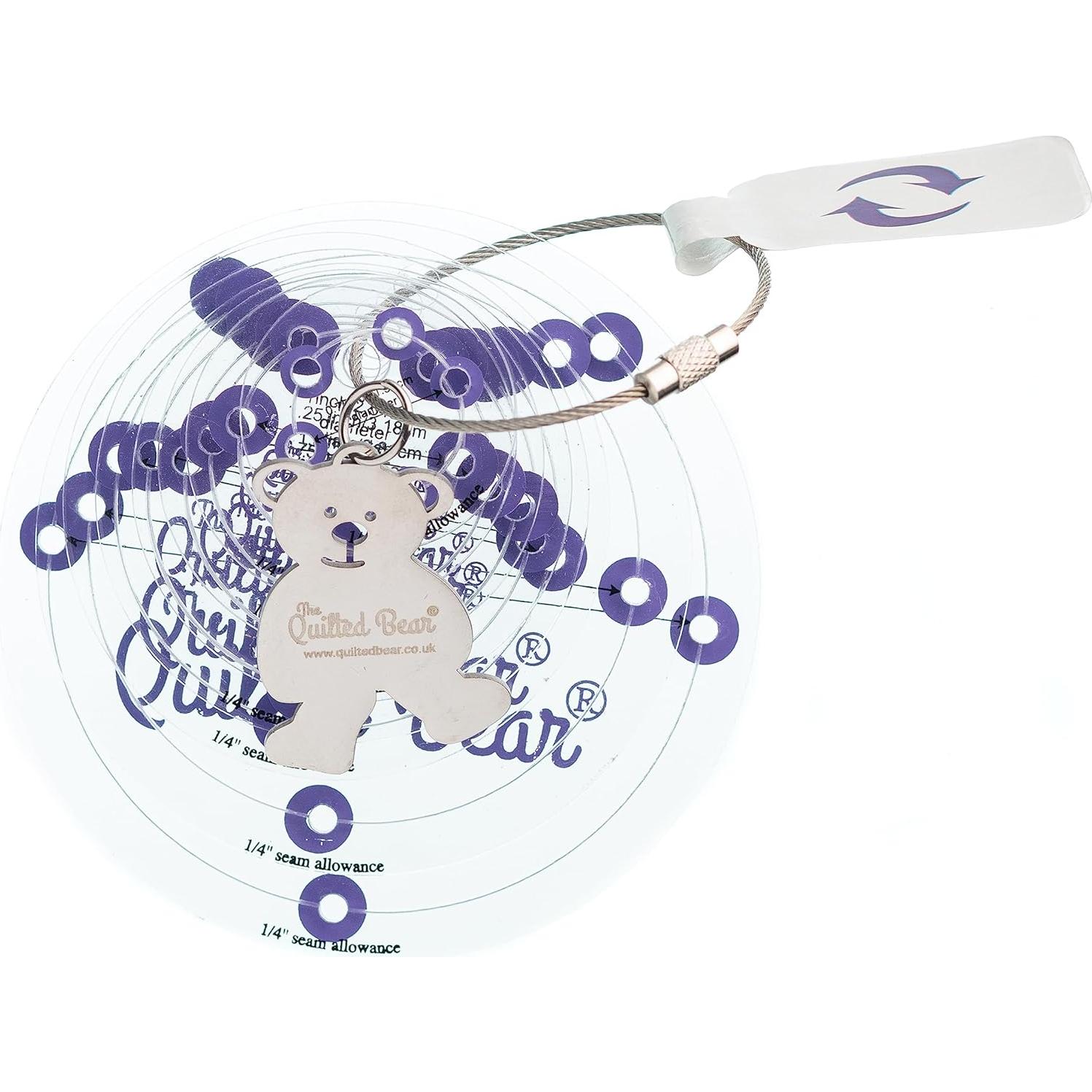 Plantillas de Acolchado The Quilted Bear - Juego de 8 Tamaños