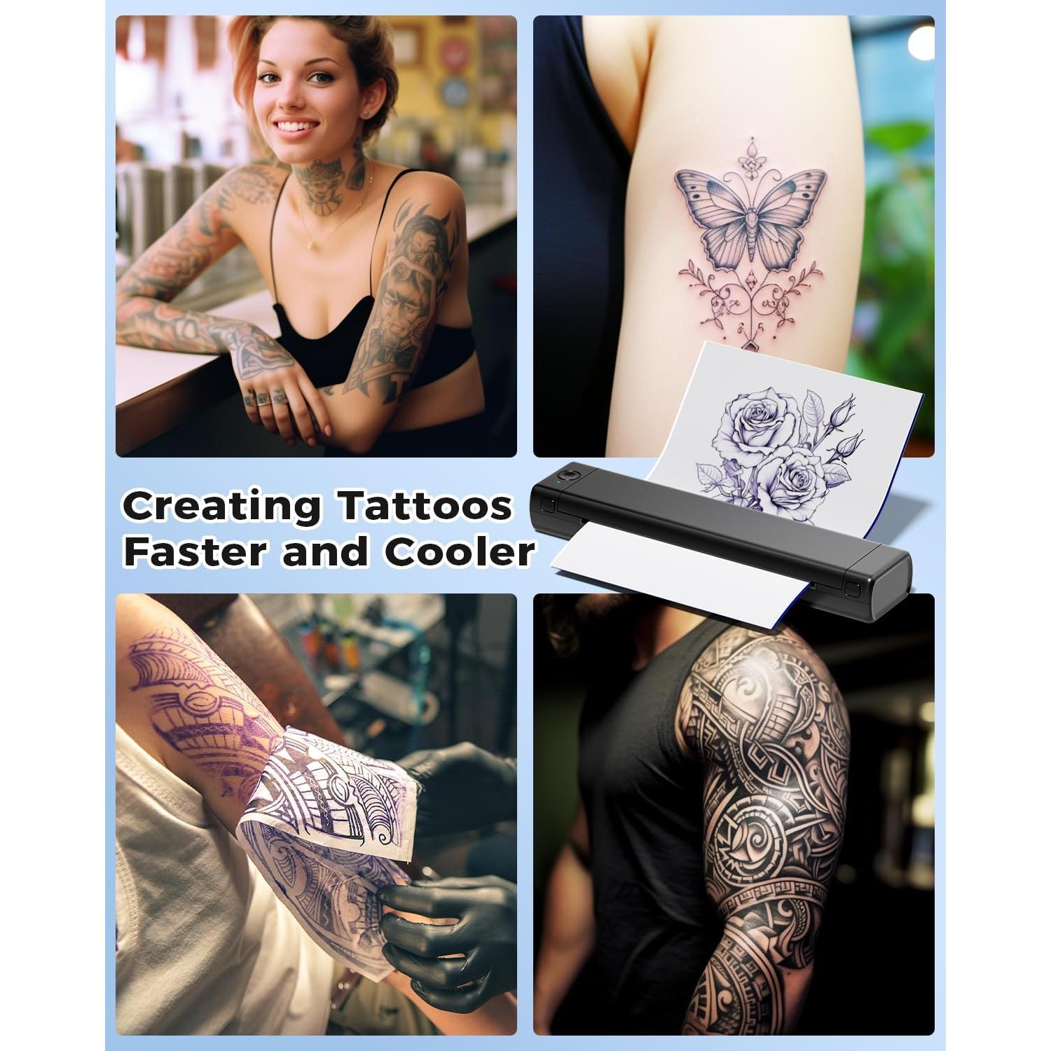 Impresora de Plantillas de Tatuaje COLORWING M08F Inalámbrica