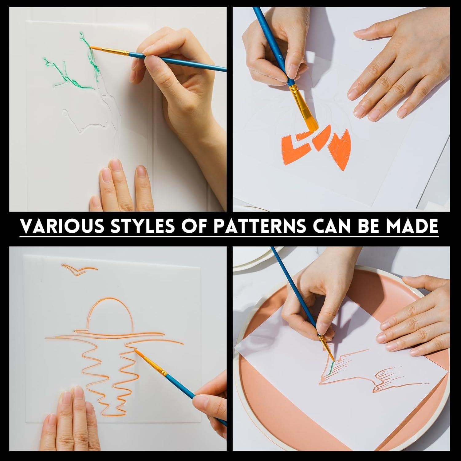 Hojas de Plantilla en Blanco Frienda 48 Unidades 30.48x60.96cm