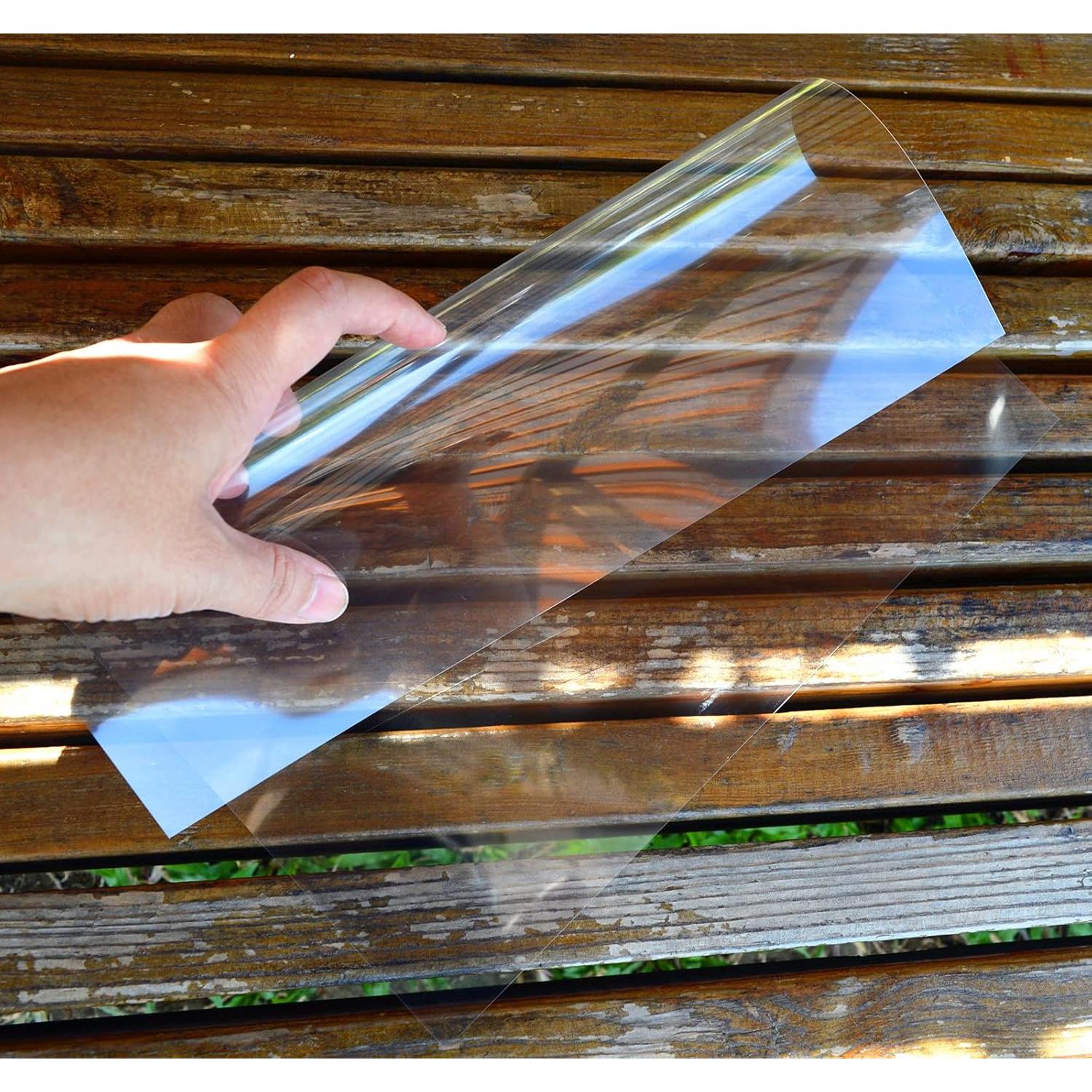 Paquete de 10 Hojas Plantilla Mylar ZHluja 30.48x30.48cm Transparente