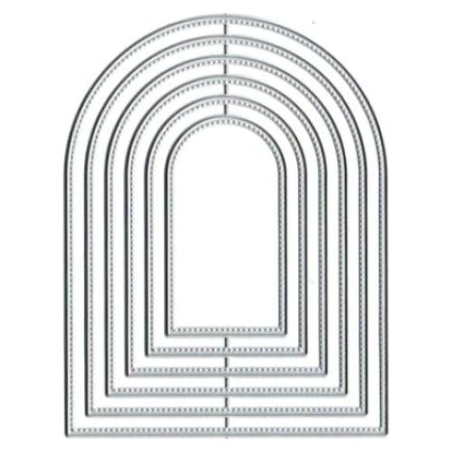 Troquel de Corte de Metal GANPUB Borde Arqueado 2.54 cm