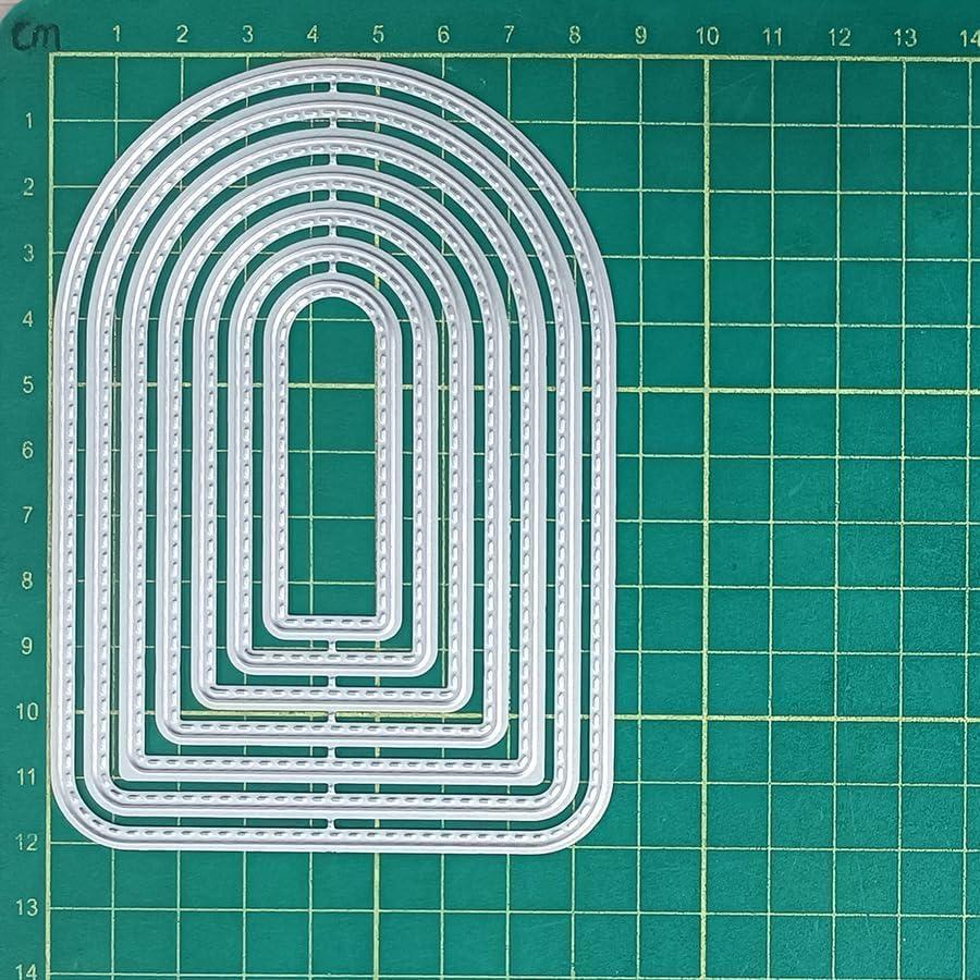 Troquel de Corte de Metal GANPUB Borde Arqueado 2.54 cm