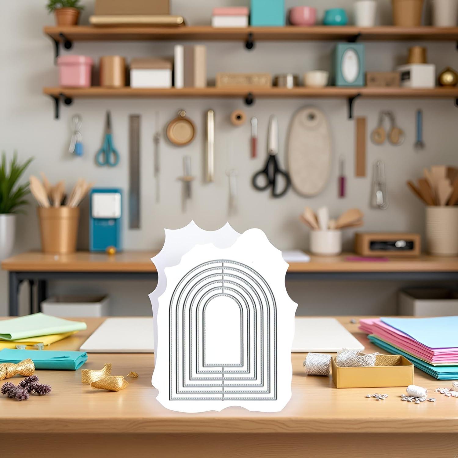 Troquel de Corte de Metal GANPUB Borde Arqueado 2.54 cm