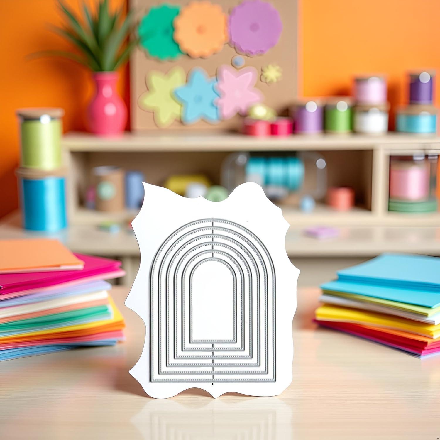 Troquel de Corte de Metal GANPUB Borde Arqueado 2.54 cm