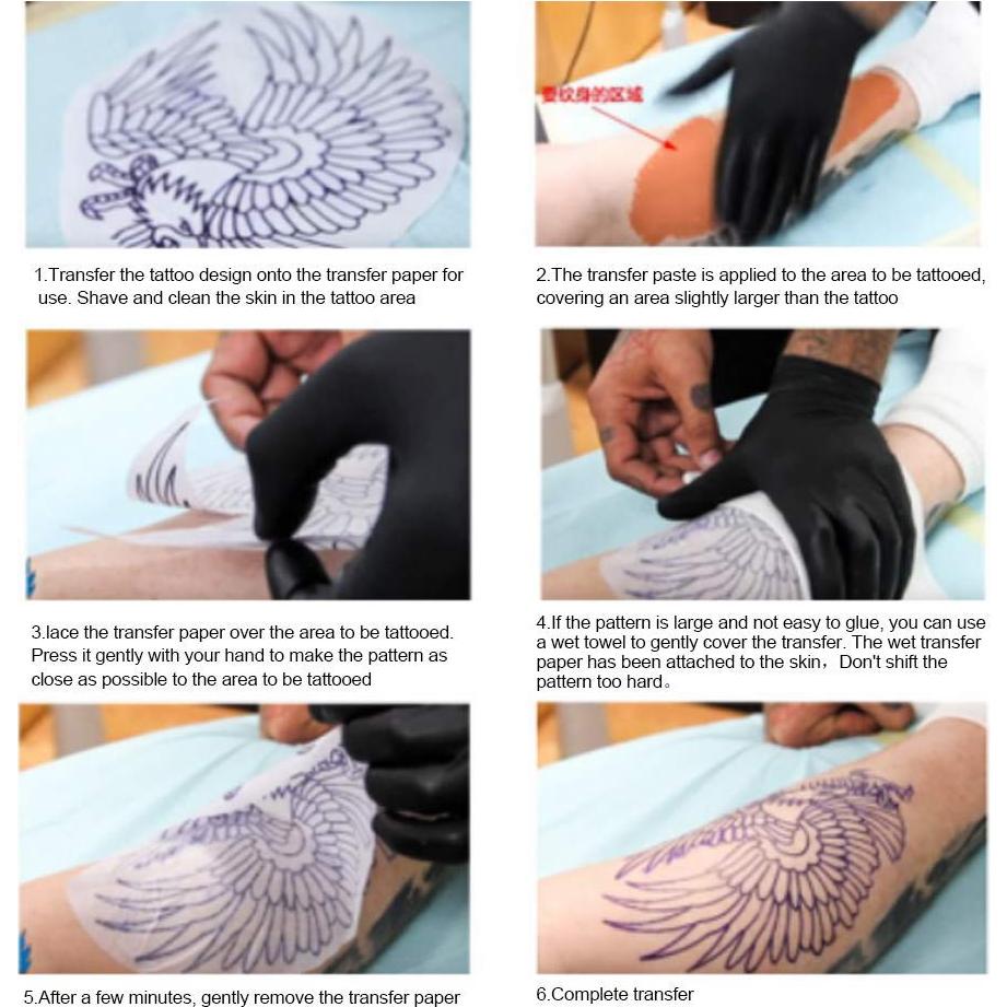 Crema de Transferencia de Tatuaje OTBK 51g Gel Profesional