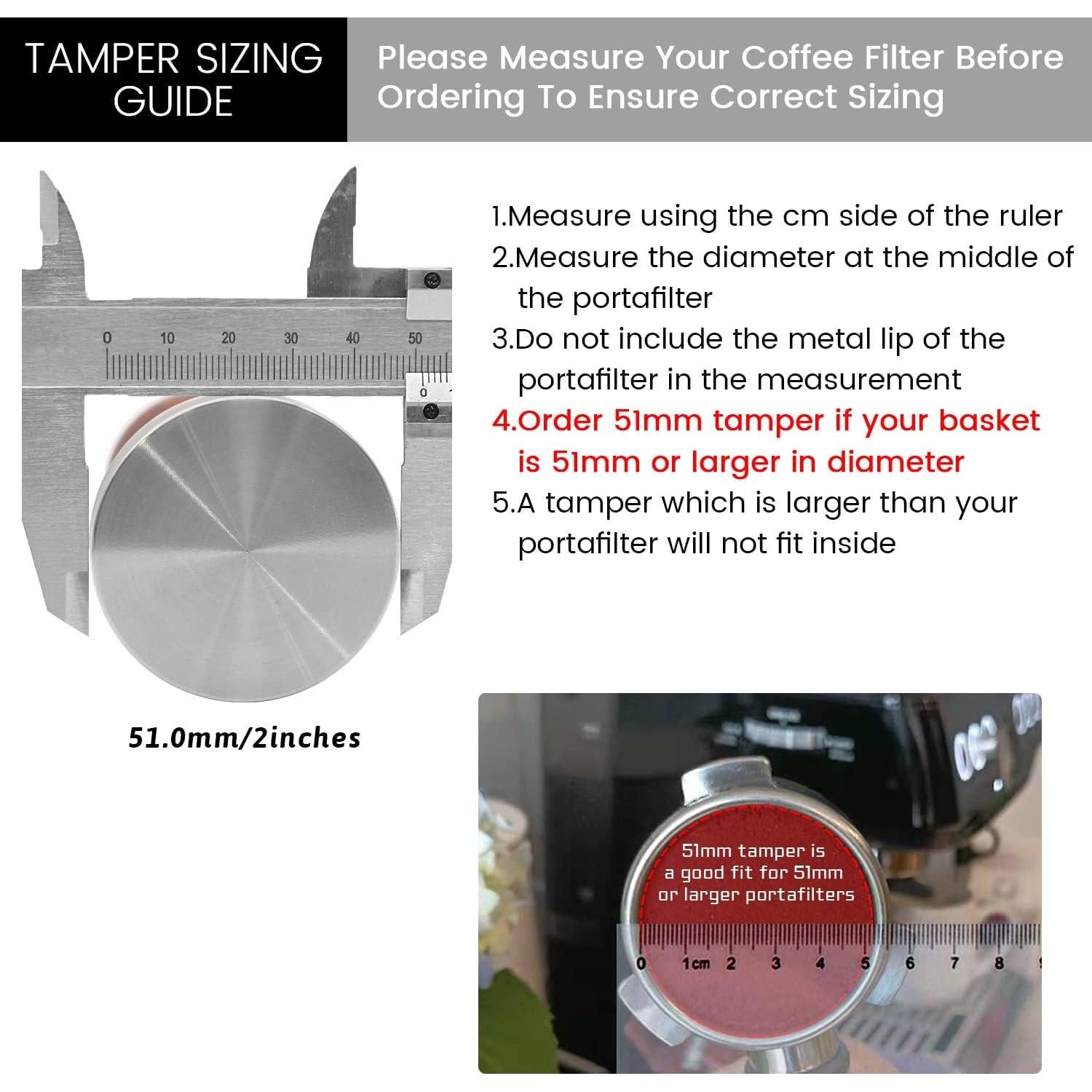 Juego de Prensador de Café Ezebesta 51mm con Accesorios