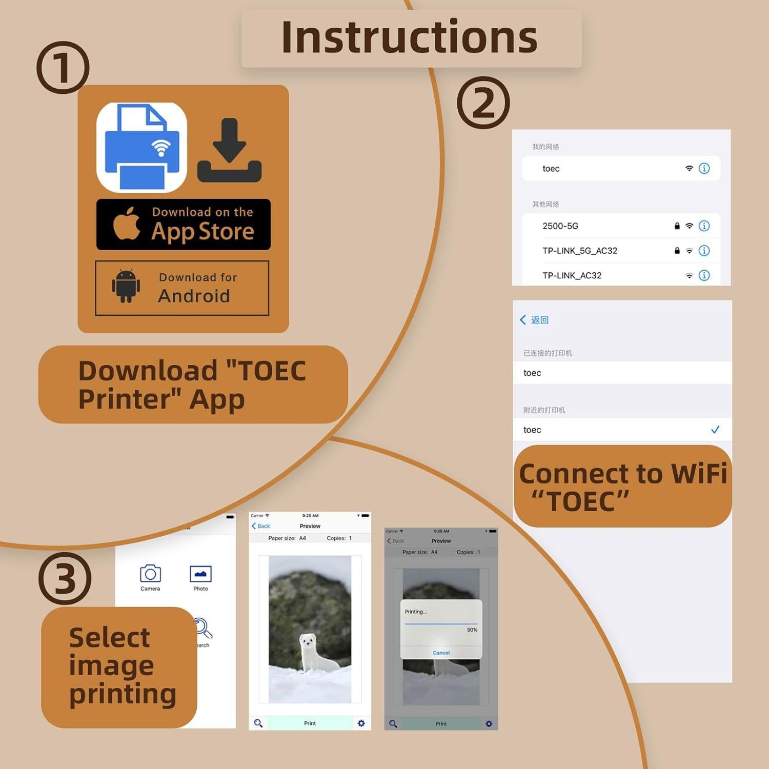 Máquina de Esténcil de Transferencia de Tatuajes ATOMUS, 200 DPI, USB/WiFi