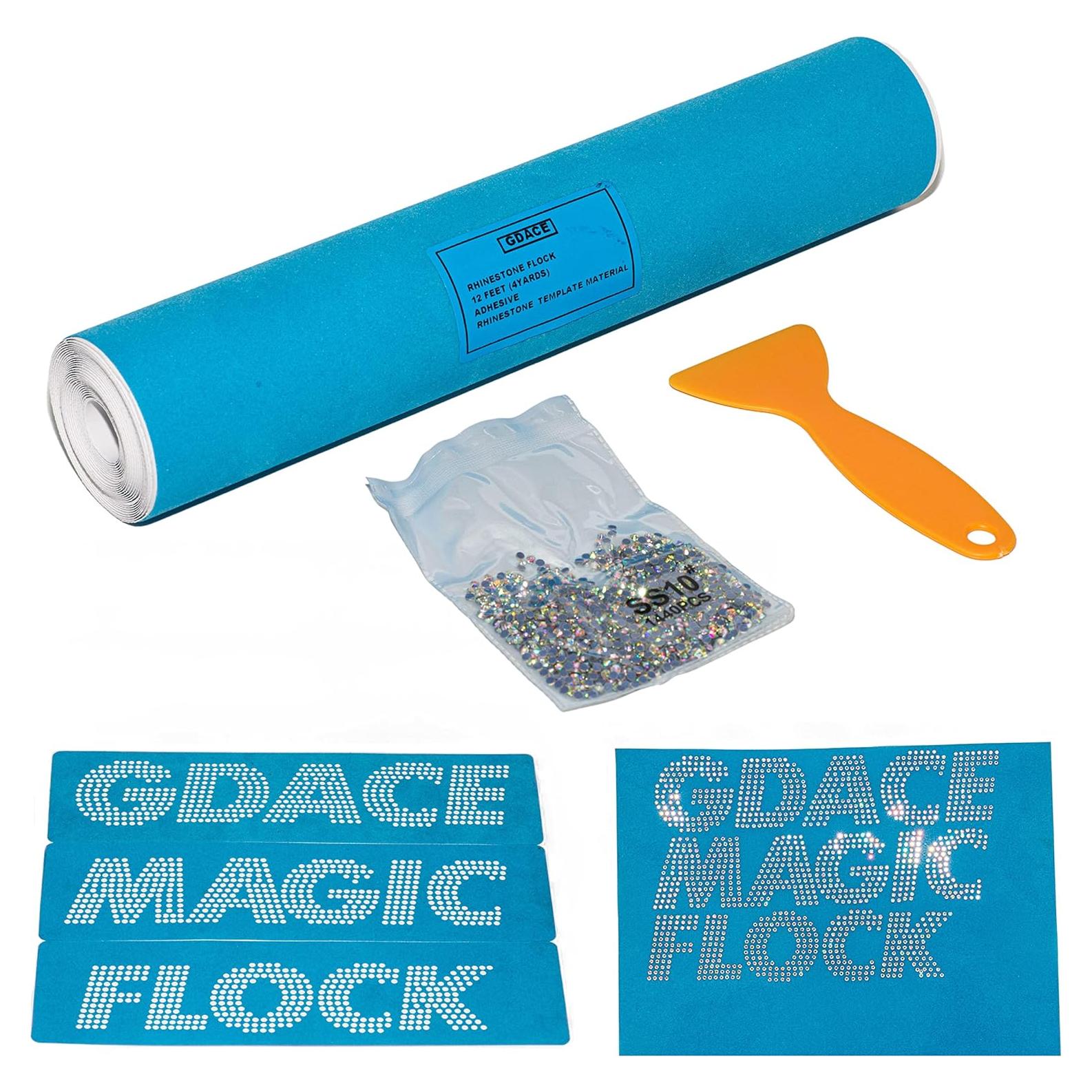 Plantilla de Strass GDACE Autoadhesiva 30.48 cm x 3.66 m