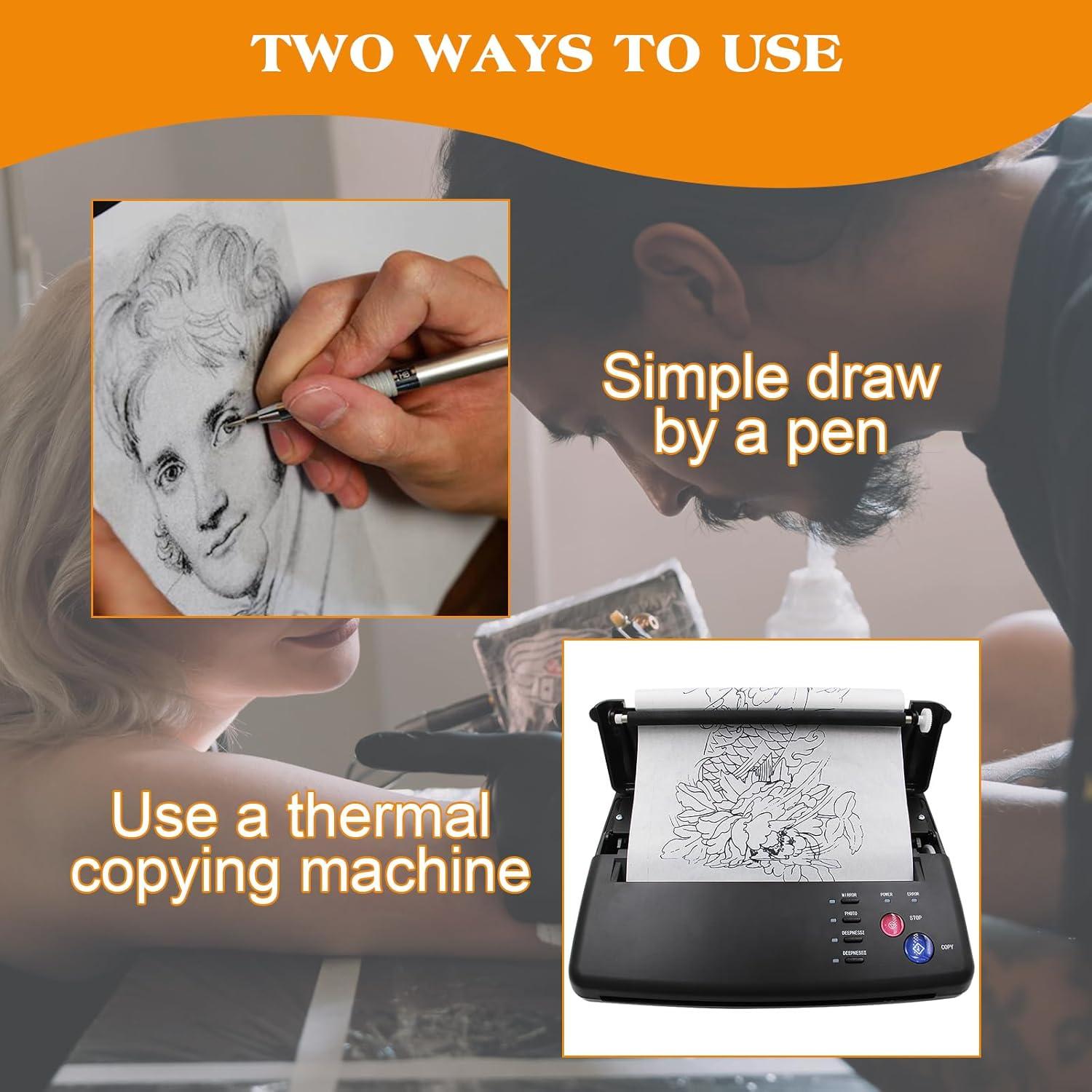 Papel de Transferencia de Tatuaje Ruicco 50 Hojas A4 4 Capas