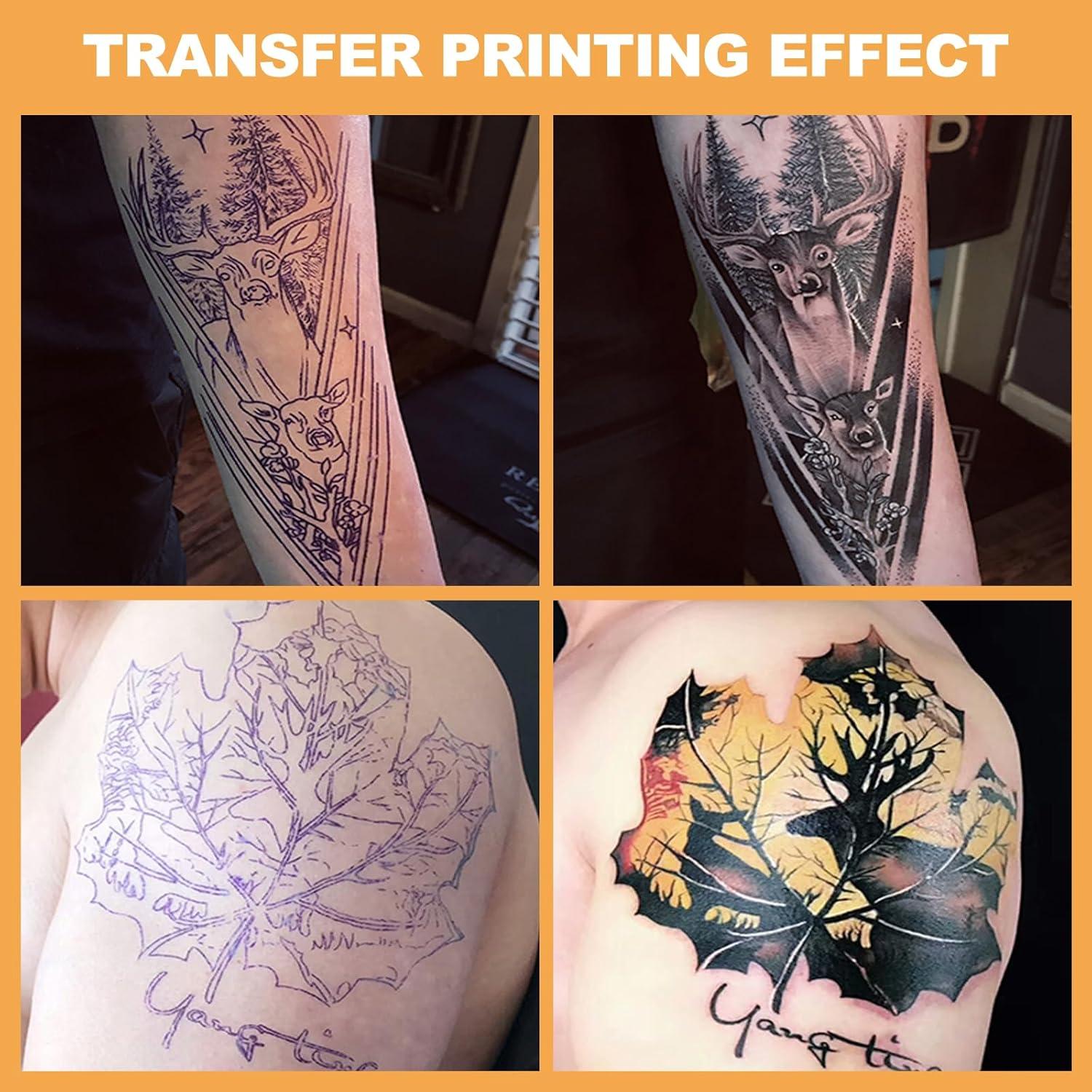 Papel de Transferencia de Tatuaje Ruicco 50 Hojas A4 4 Capas