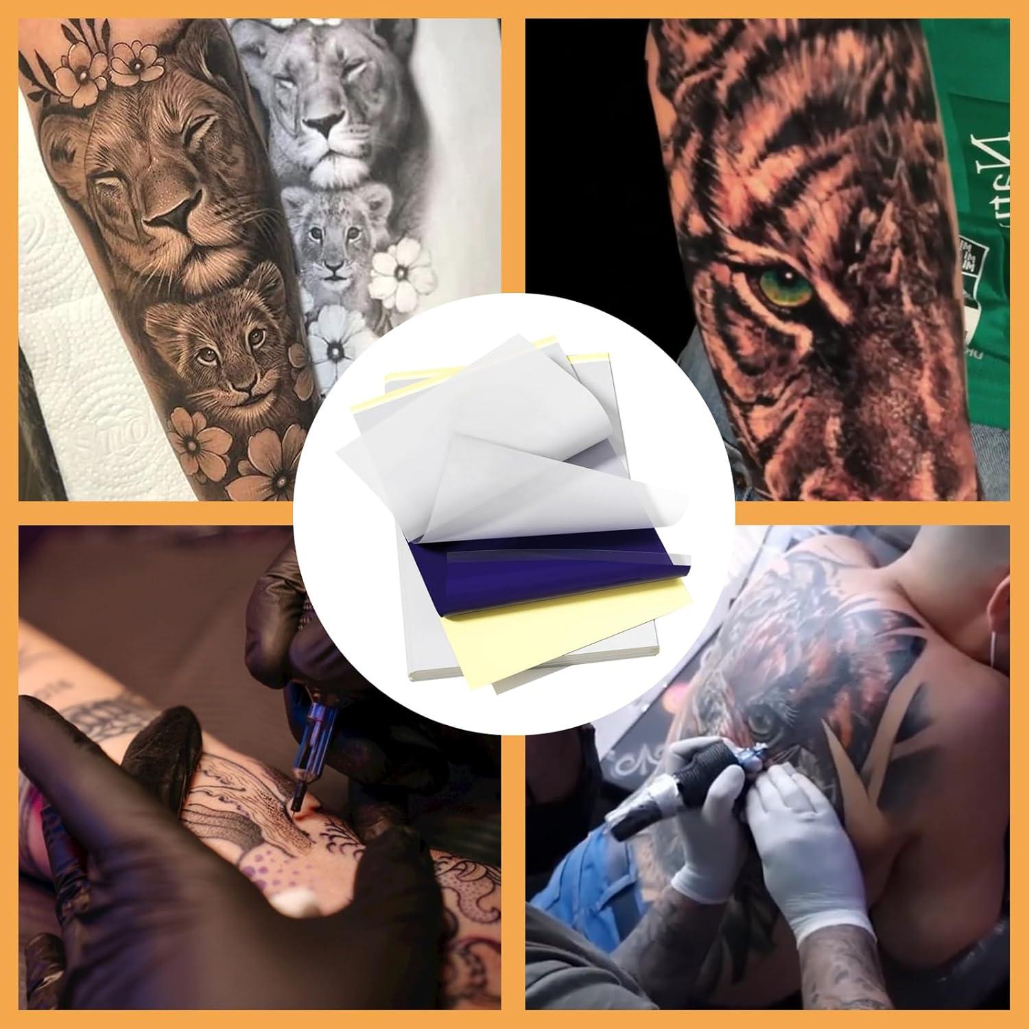 Papel de Transferencia de Tatuaje Ruicco 50 Hojas A4 4 Capas