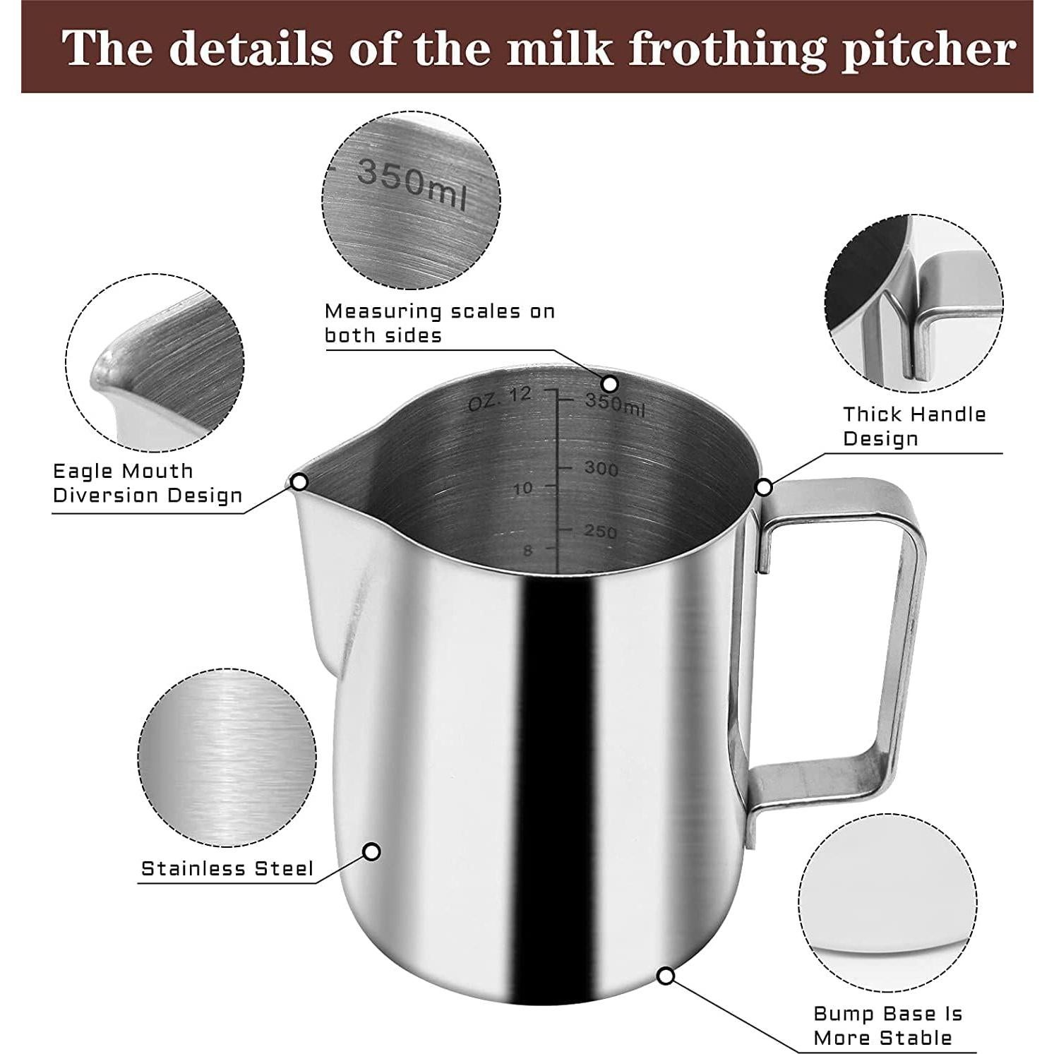 Juego de Prensa de Café Ezebesta 51 mm con Jarra 350 ml y Accesorios