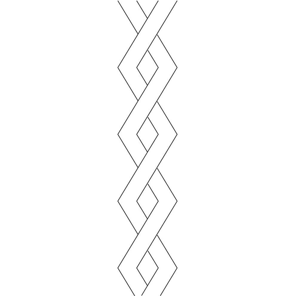 Juego de 3 Plantillas de Acolchado Geométrico - 7.62 cm y 3.81 cm