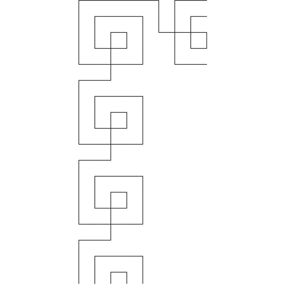 Juego de 3 Plantillas de Acolchado Geométrico - 7.62 cm y 3.81 cm