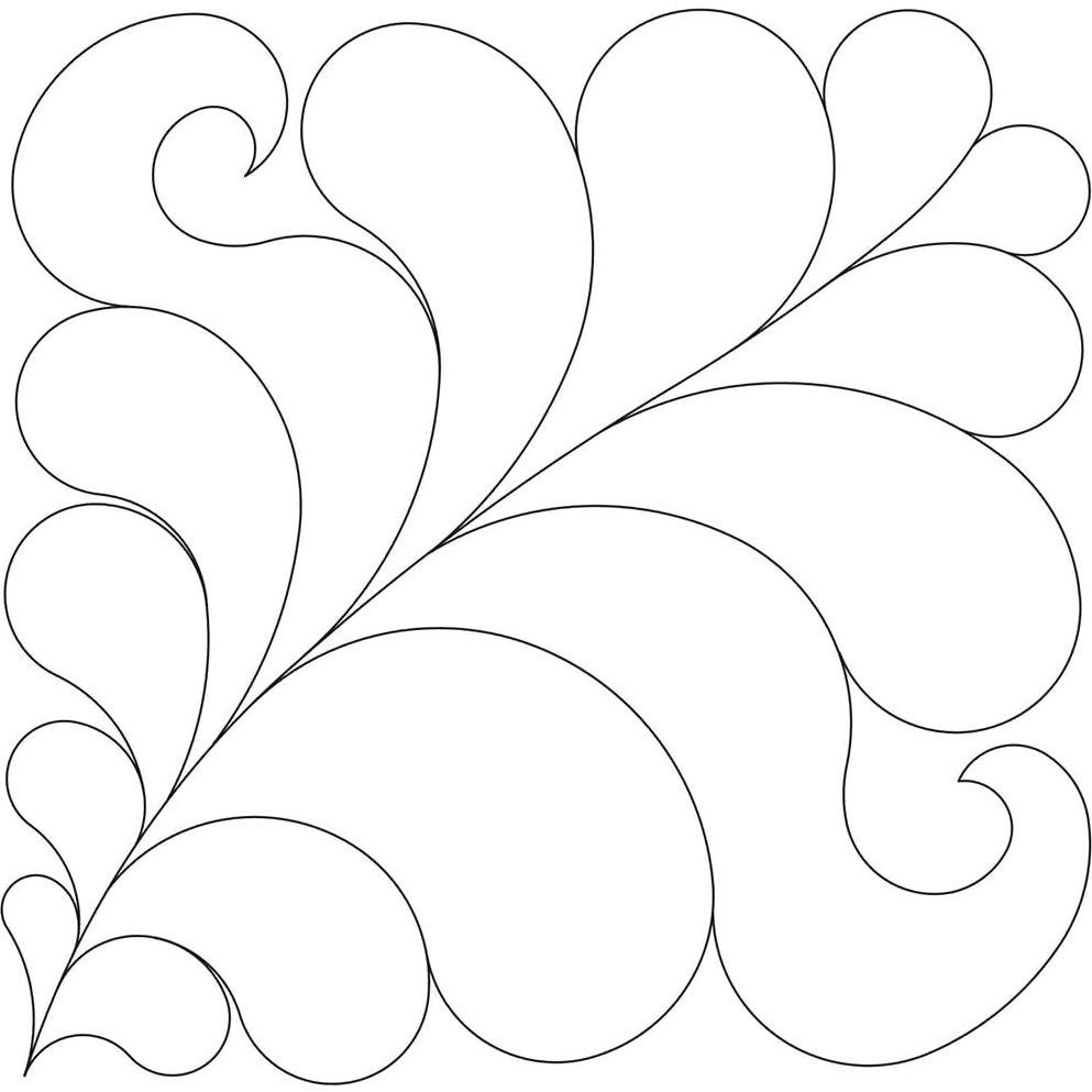 Juego de 4 Plantillas de Acolchado Reutilizables - Bordes y Patrones