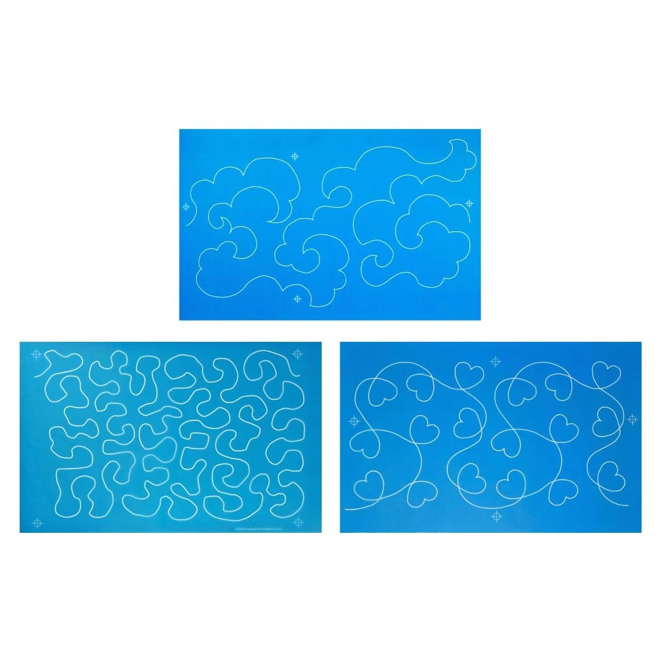 Paquete de Plantillas de Acolchado Hancy Creations 3-Pack