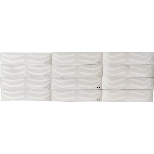 Plantilla de Stencil Desechable para Cejas - 6 Pares - Genérico