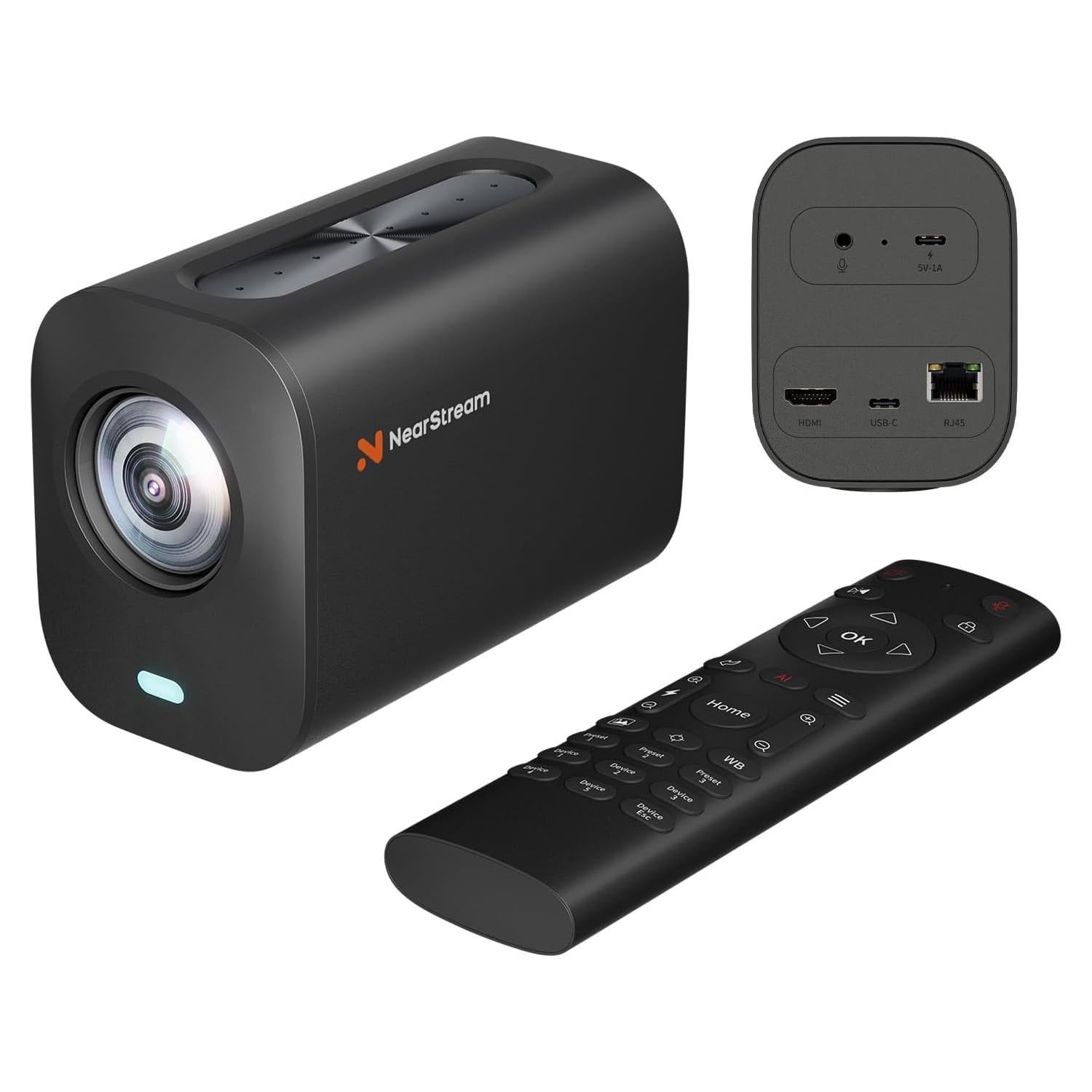 Cámara de Streaming NearStream VM20 4K Zoom 40X Micrófonos 8