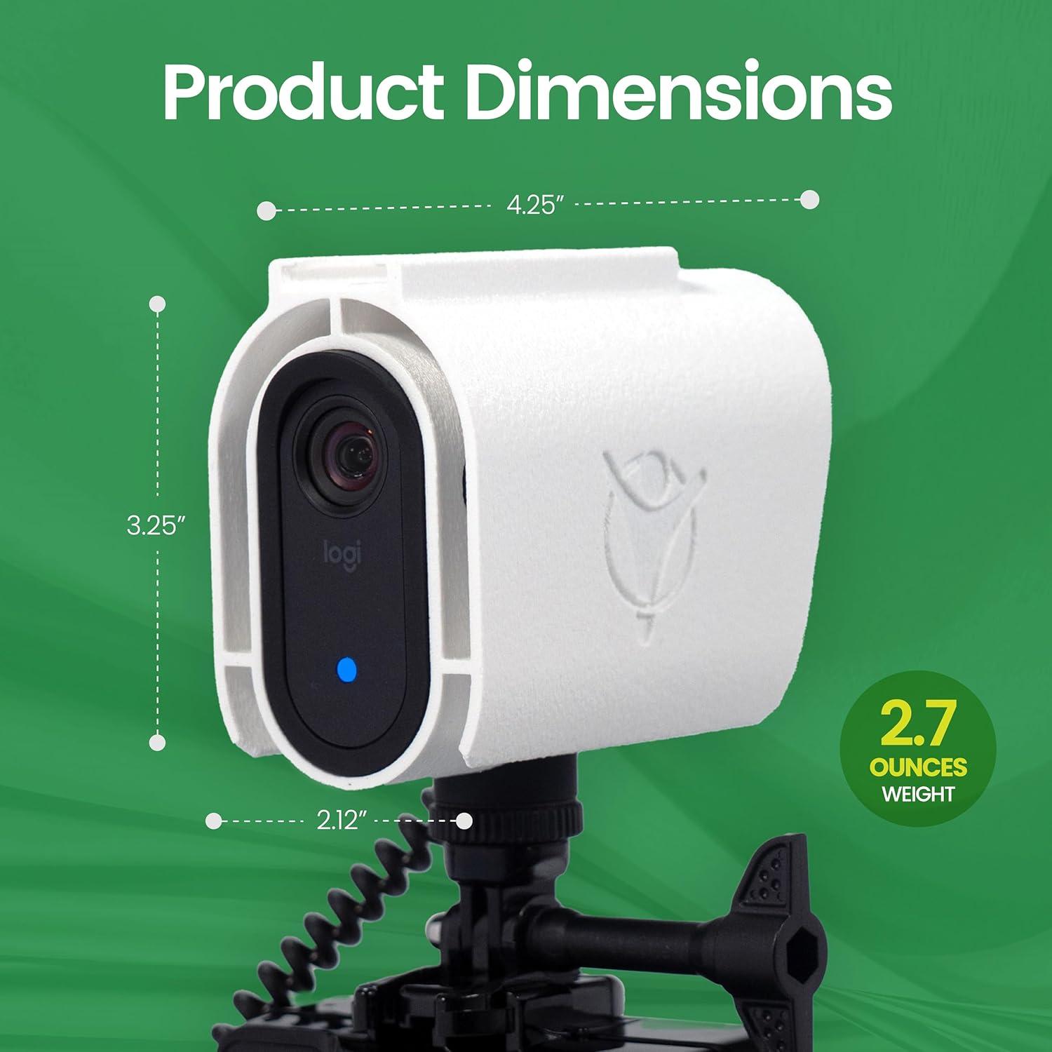 YOLOtek Veteran Owned - Sun Shade for MEVO Start & Logitech Camera - 3D Radiant Design Blocks Sun & Prevents External Overheating for Outdoor Filming