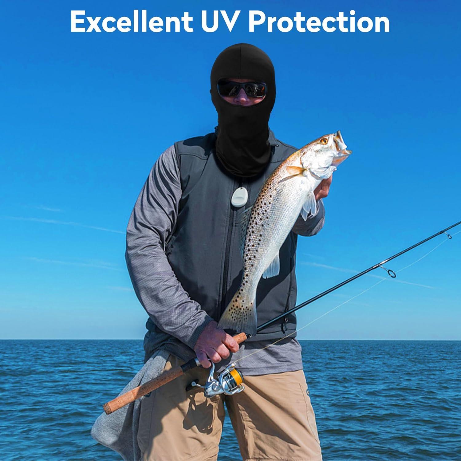 Pukavt Balaclava Unisex 4 Piezas Protección UV y Viento