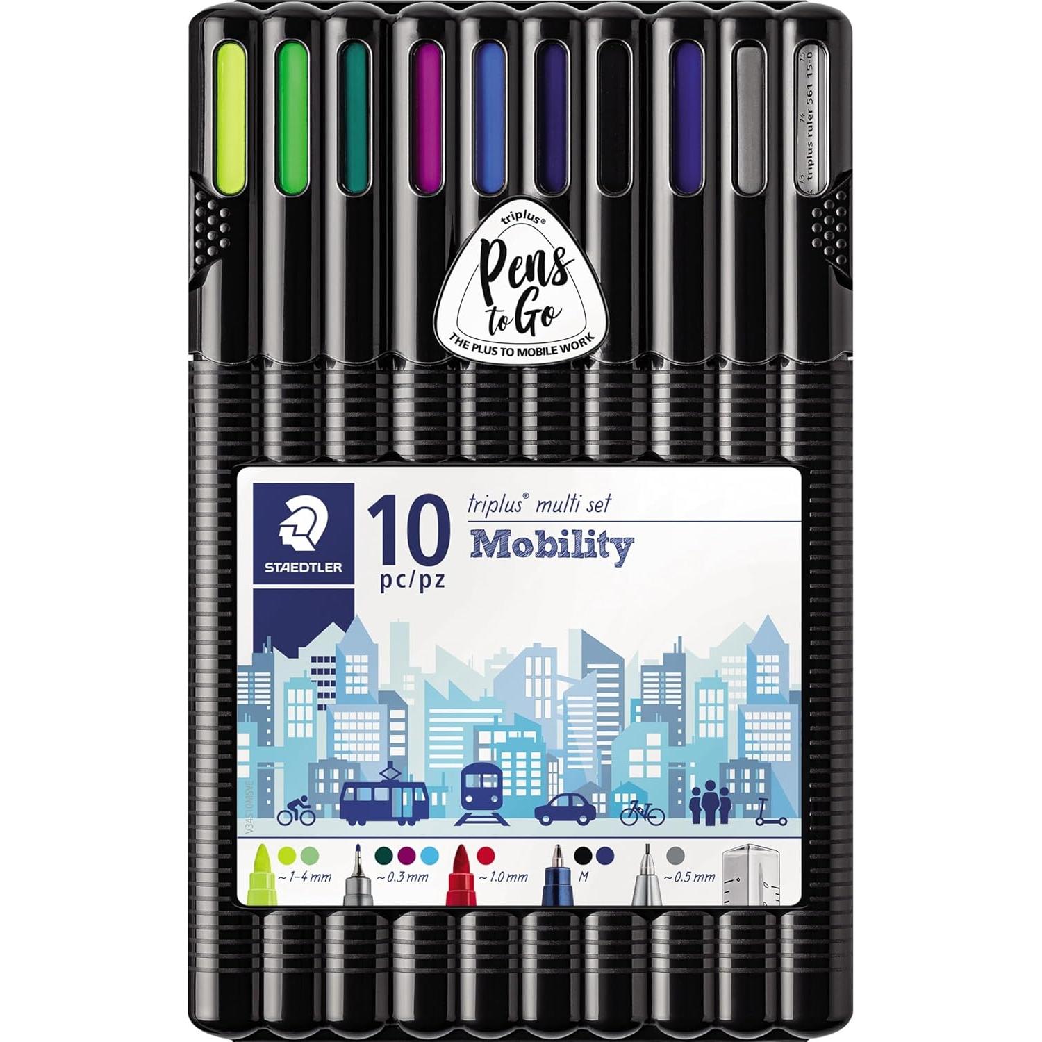 Set de Movilidad Triplus 34 SB10MS Staedtler - 10 Piezas