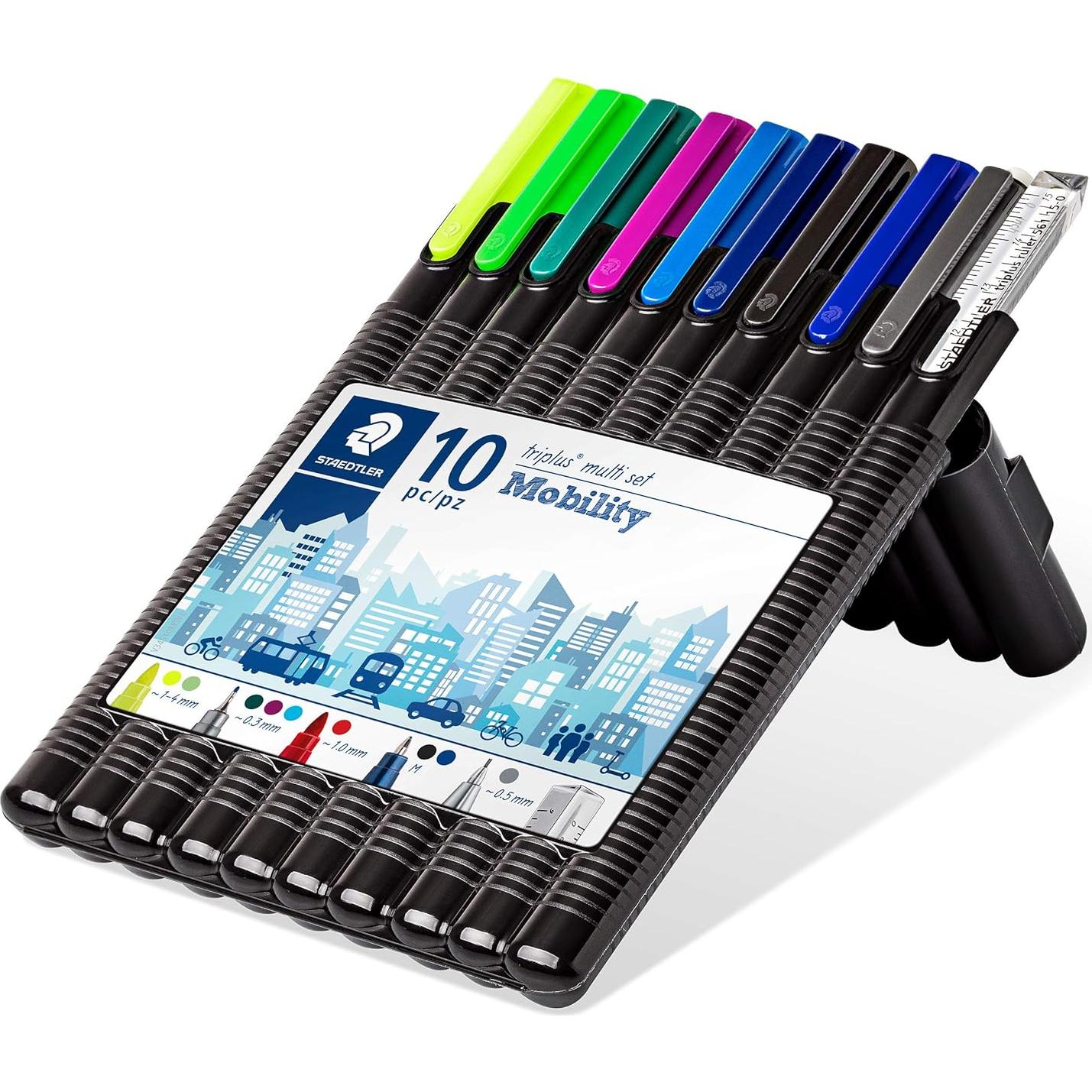 Set de Movilidad Triplus 34 SB10MS Staedtler - 10 Piezas