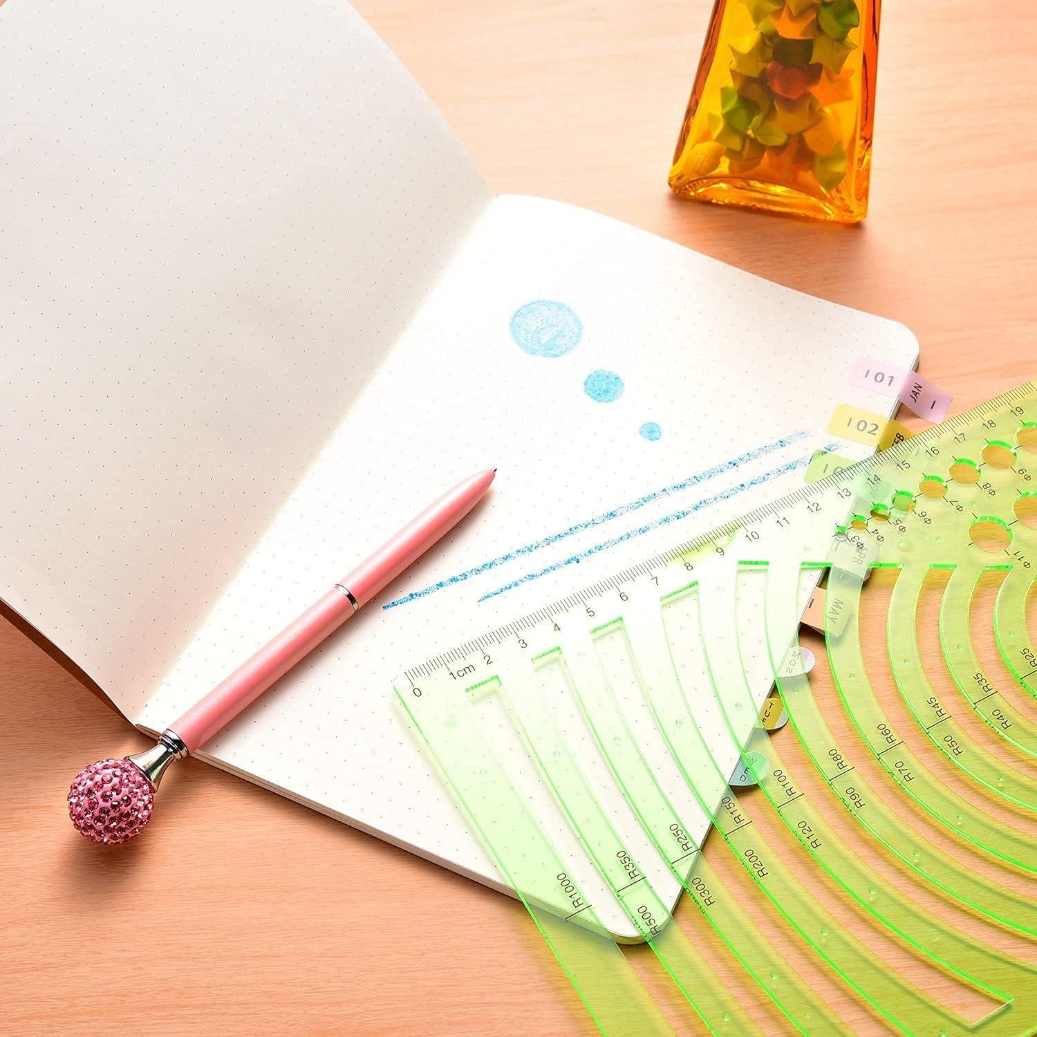 Plantilla Geométrica Utoolmart de Dibujo Arco Circular 25.4x20.3cm