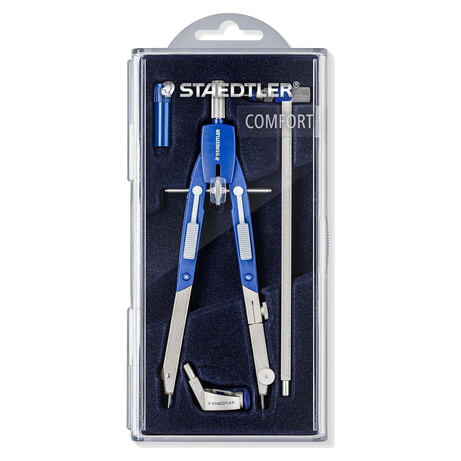 Juego de Compás de Metal Staedtler Comfort 15.24 cm 4 Piezas