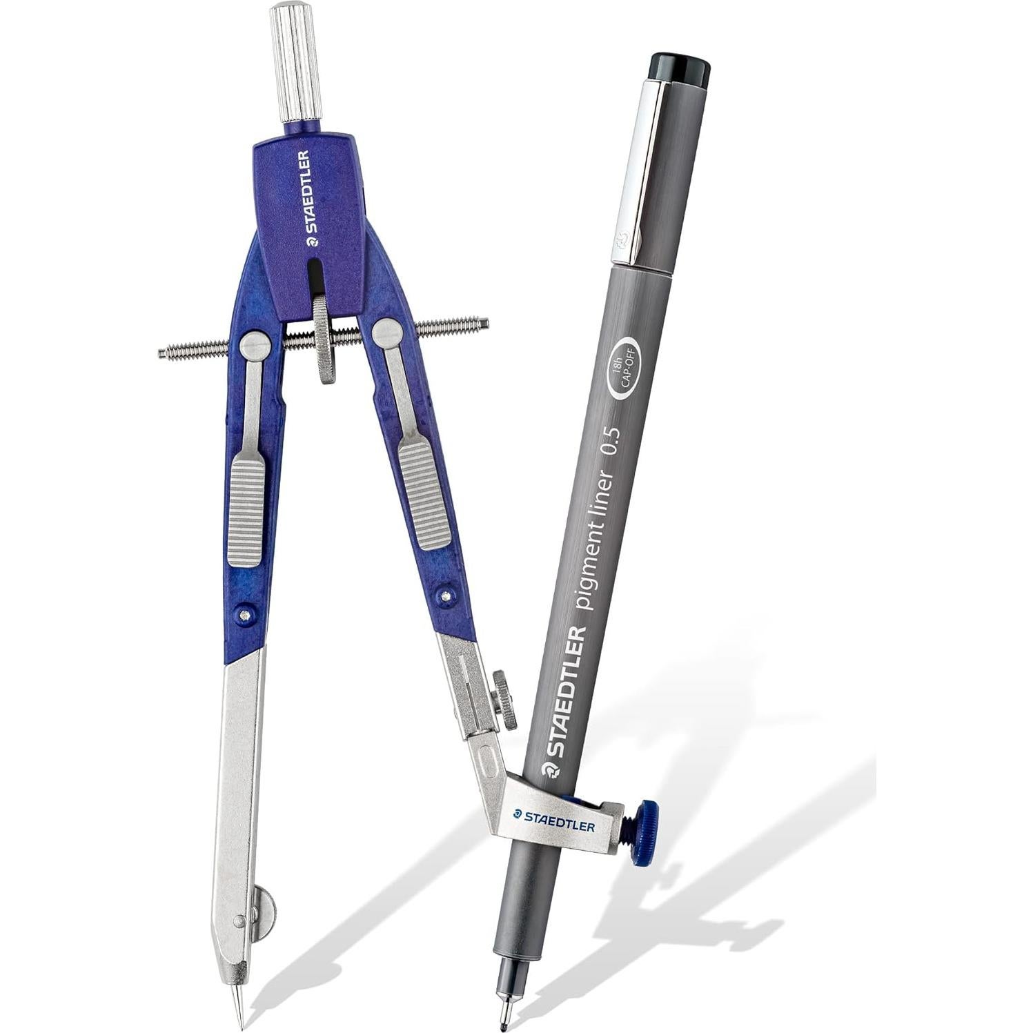 Juego de Compás de Metal Staedtler Comfort 15.24 cm 4 Piezas