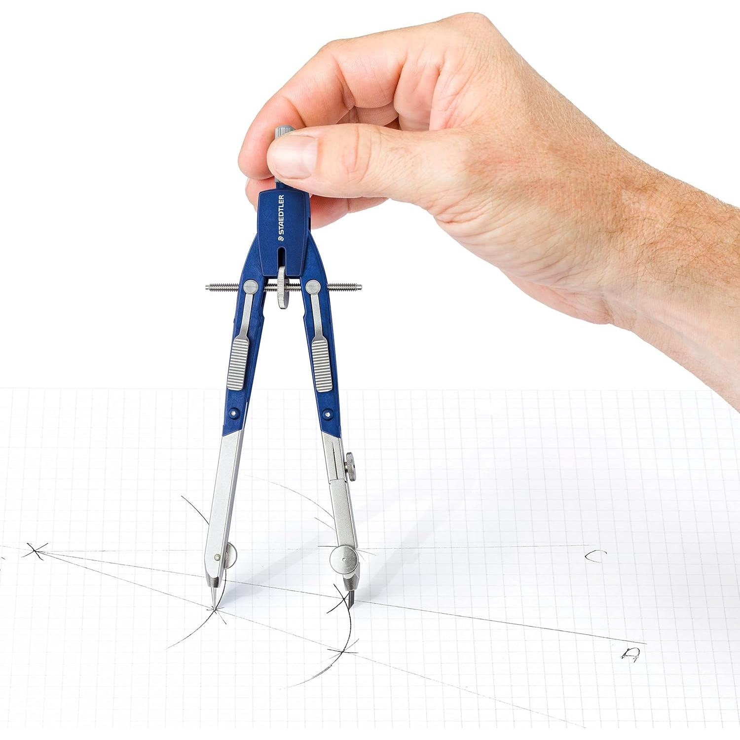 Juego de Compás de Metal Staedtler Comfort 15.24 cm 4 Piezas