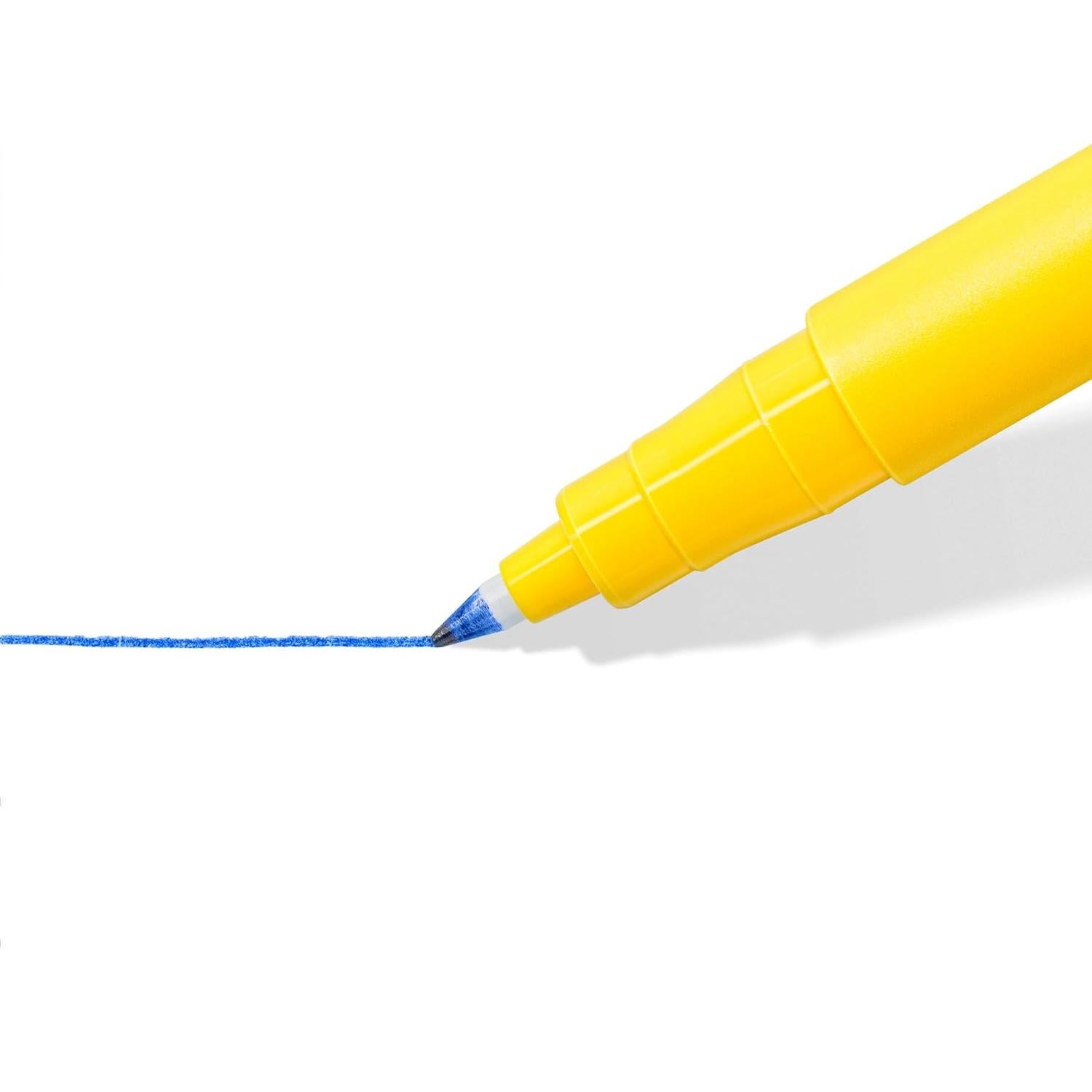 Bolígrafo Fineliner STAEDTLER Azul 10 Unidades 0.6mm