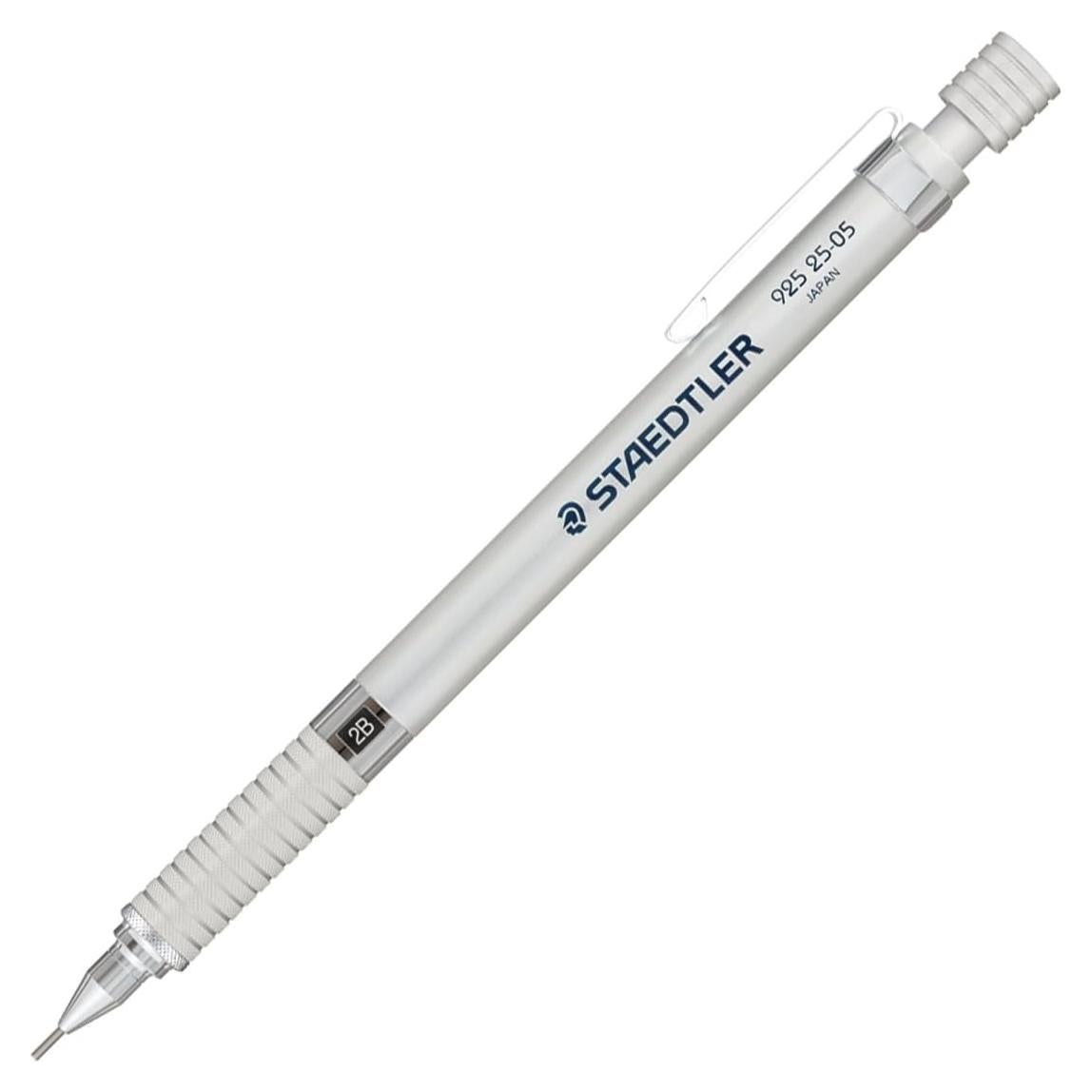 Lápiz Mecánico Staedtler 0.5mm Plata Retráctil