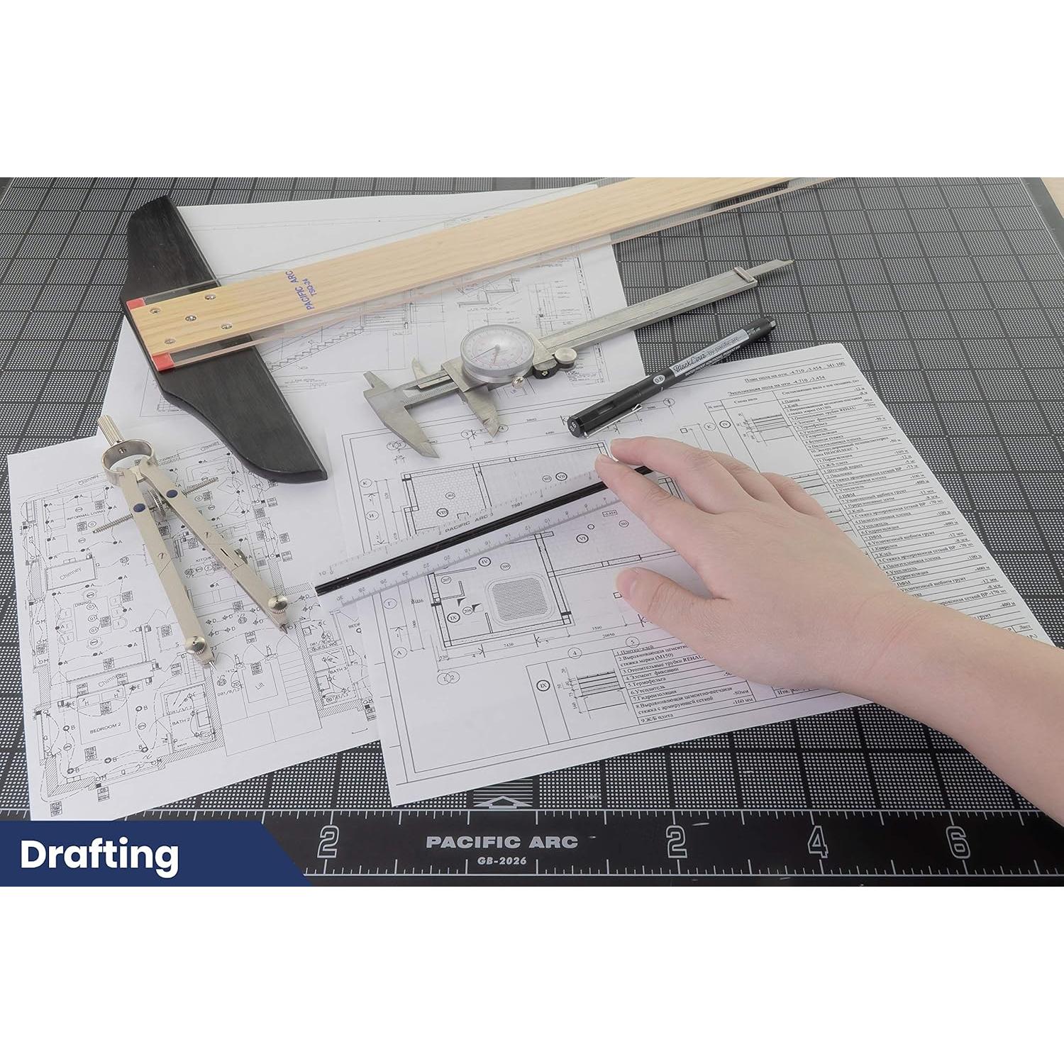 Regla de Escala Triangular Pacific Arc 15.24 cm para Dibujo