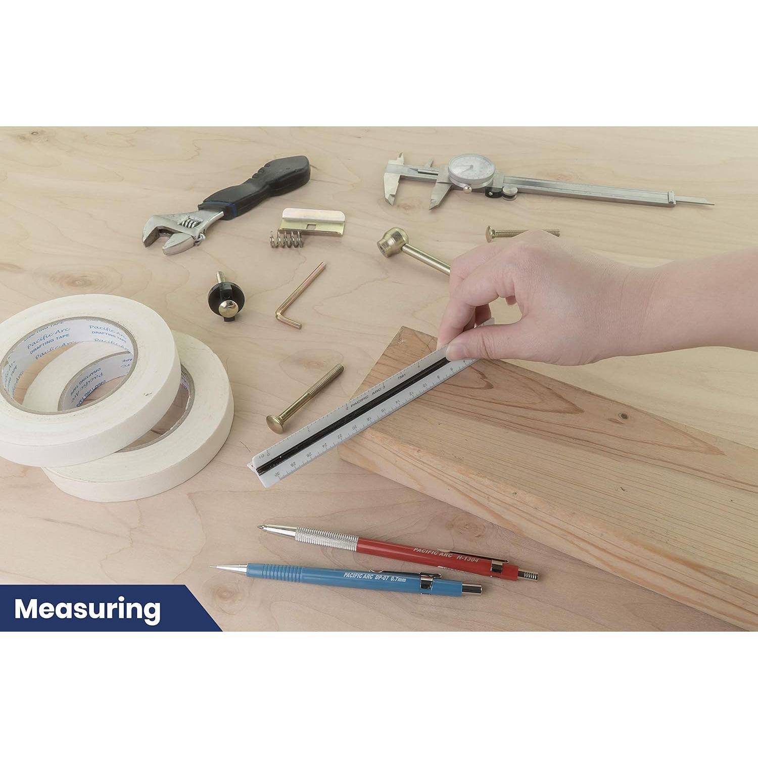 Regla de Escala Triangular Pacific Arc 15.24 cm para Dibujo