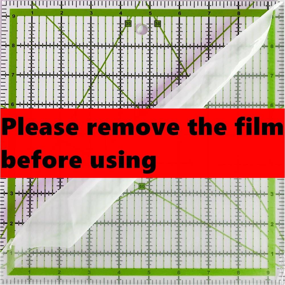 Juego de Reglas de Acolchado Acrílicas BUZHIFF 7 Piezas