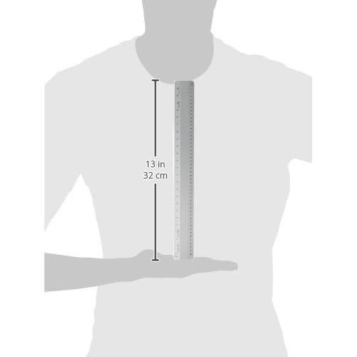 Regla de arquitecto Alumicolor 30 cm con 4 biseles y calibraciones