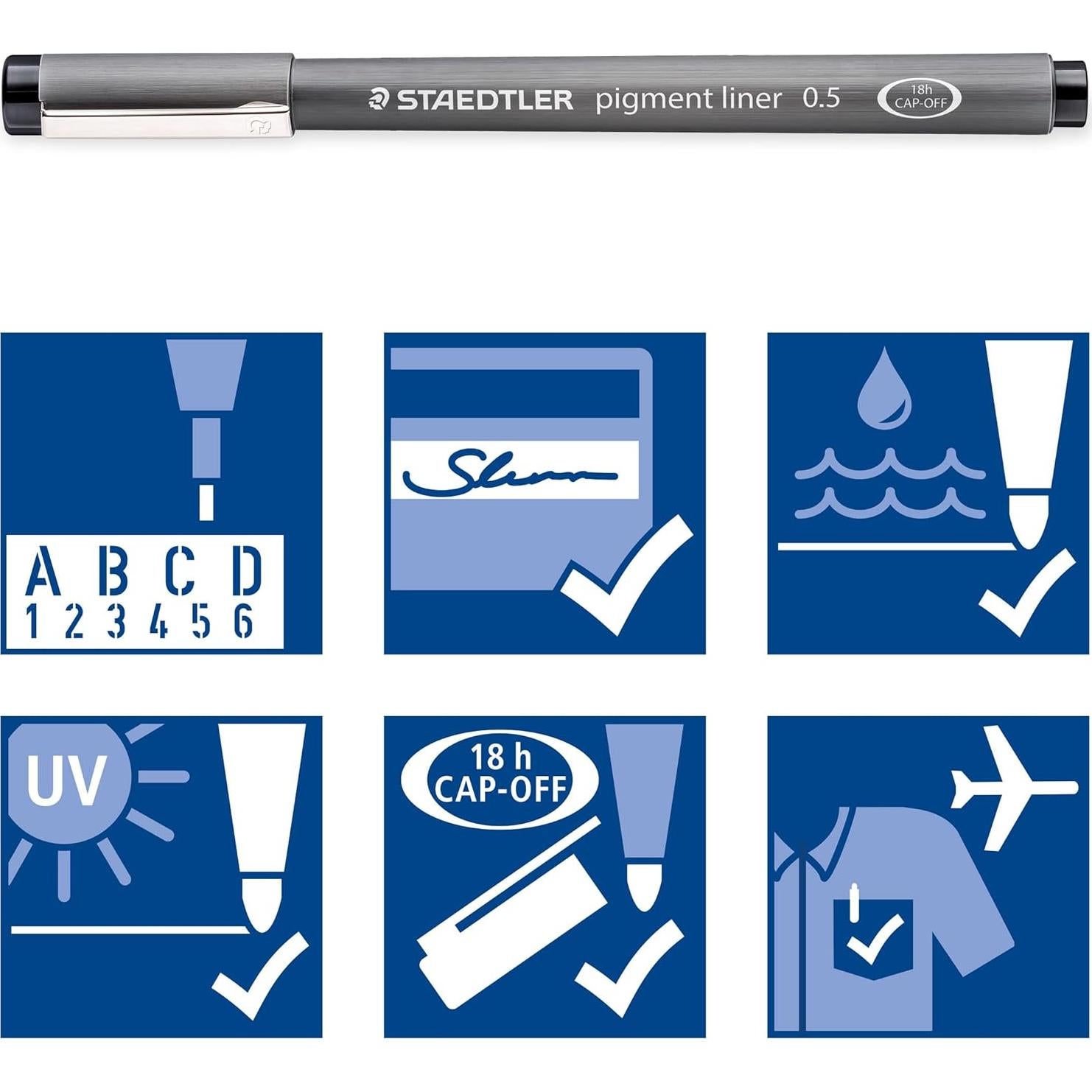 Set Creativo Staedtler 5 Piezas: 3 Lápices Finos y 2 Marcadores