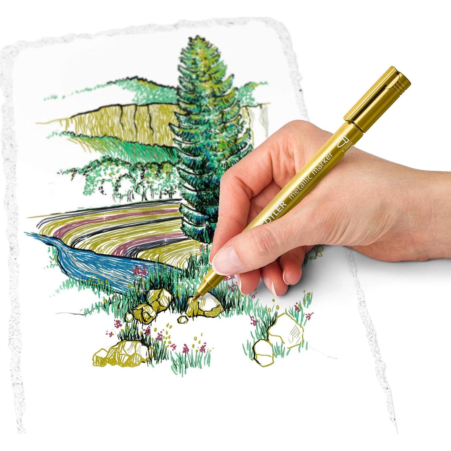 Set Creativo Staedtler 5 Piezas: 3 Lápices Finos y 2 Marcadores