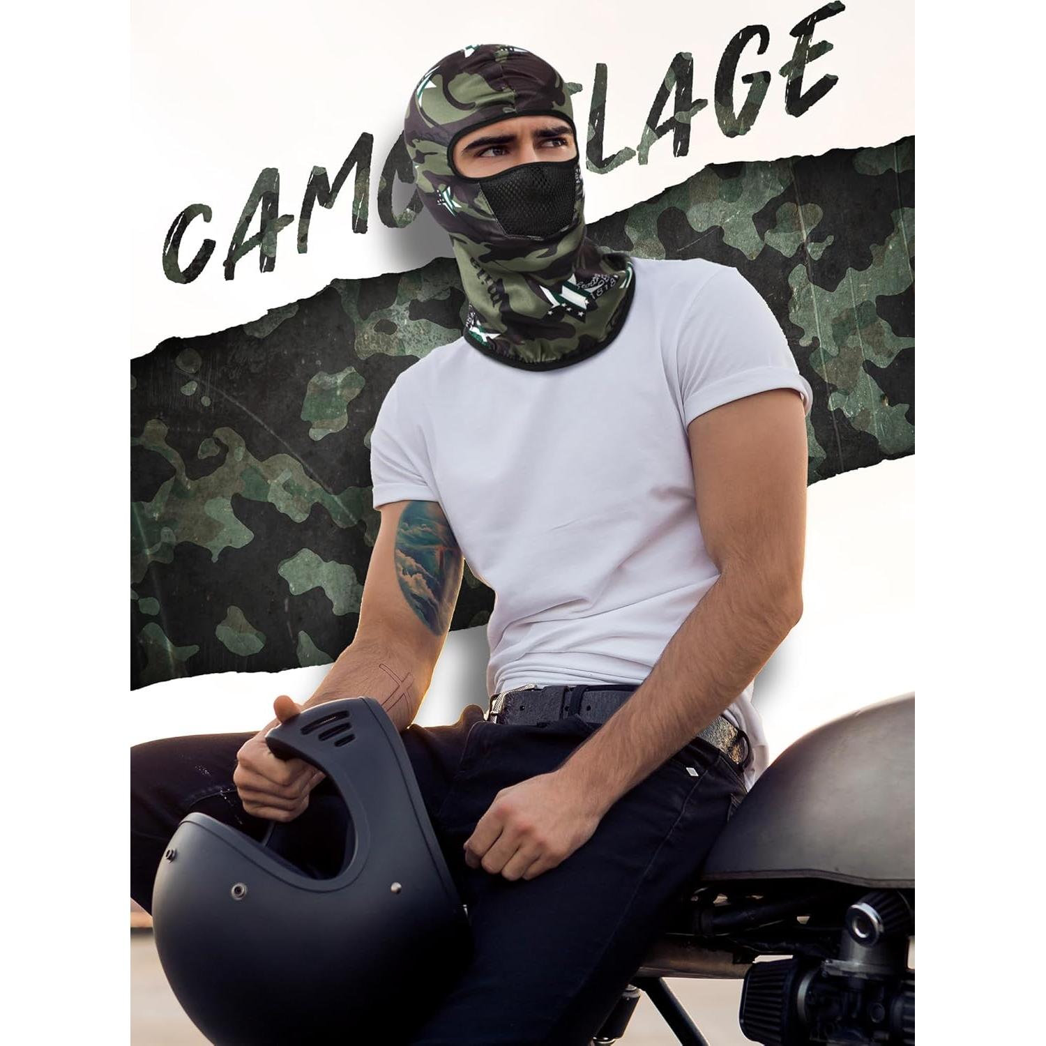 Máscaras Balaclava de Esquí SATINIOR 9 Pcs Transpirables